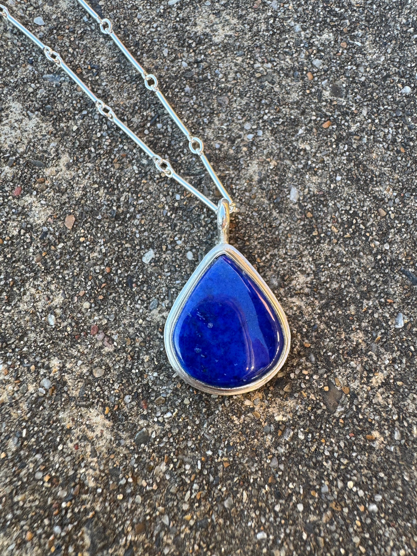 Dainty Lapis necklace