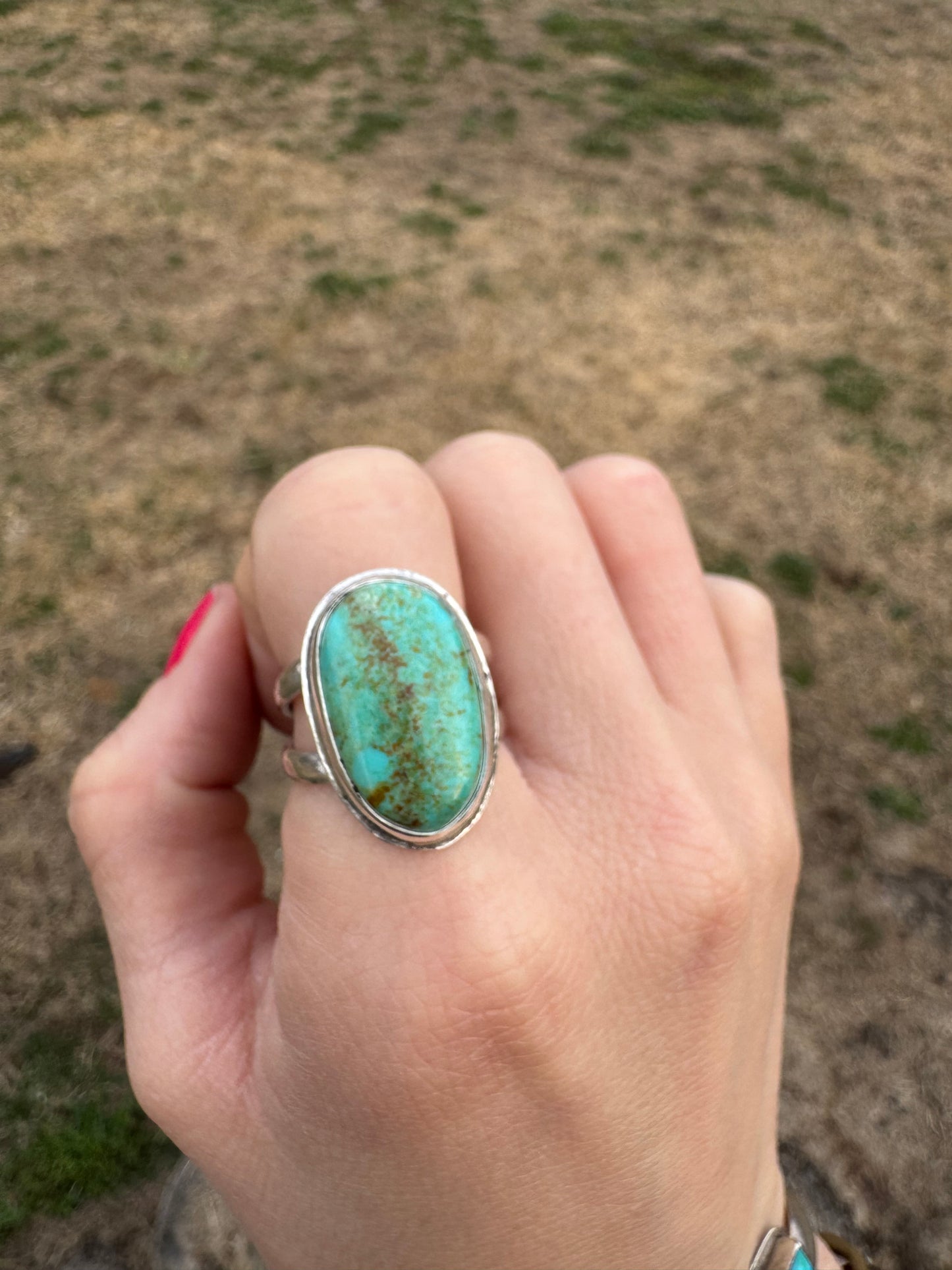 Turquoise ring size 8