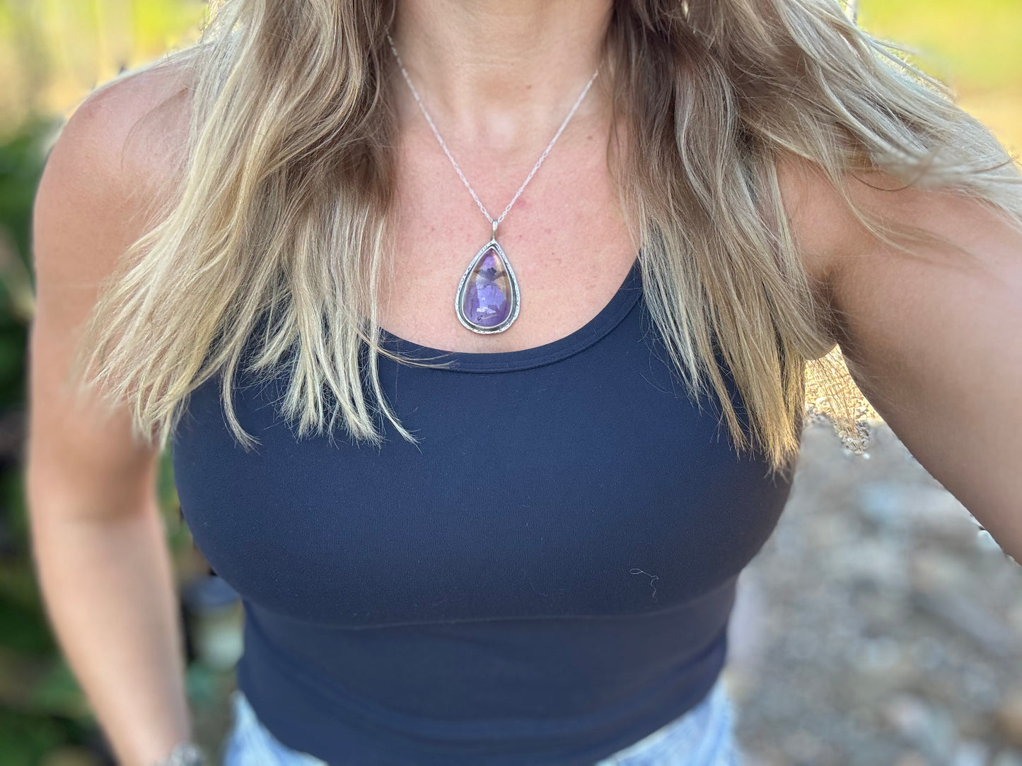 Ametrine Statement Necklace