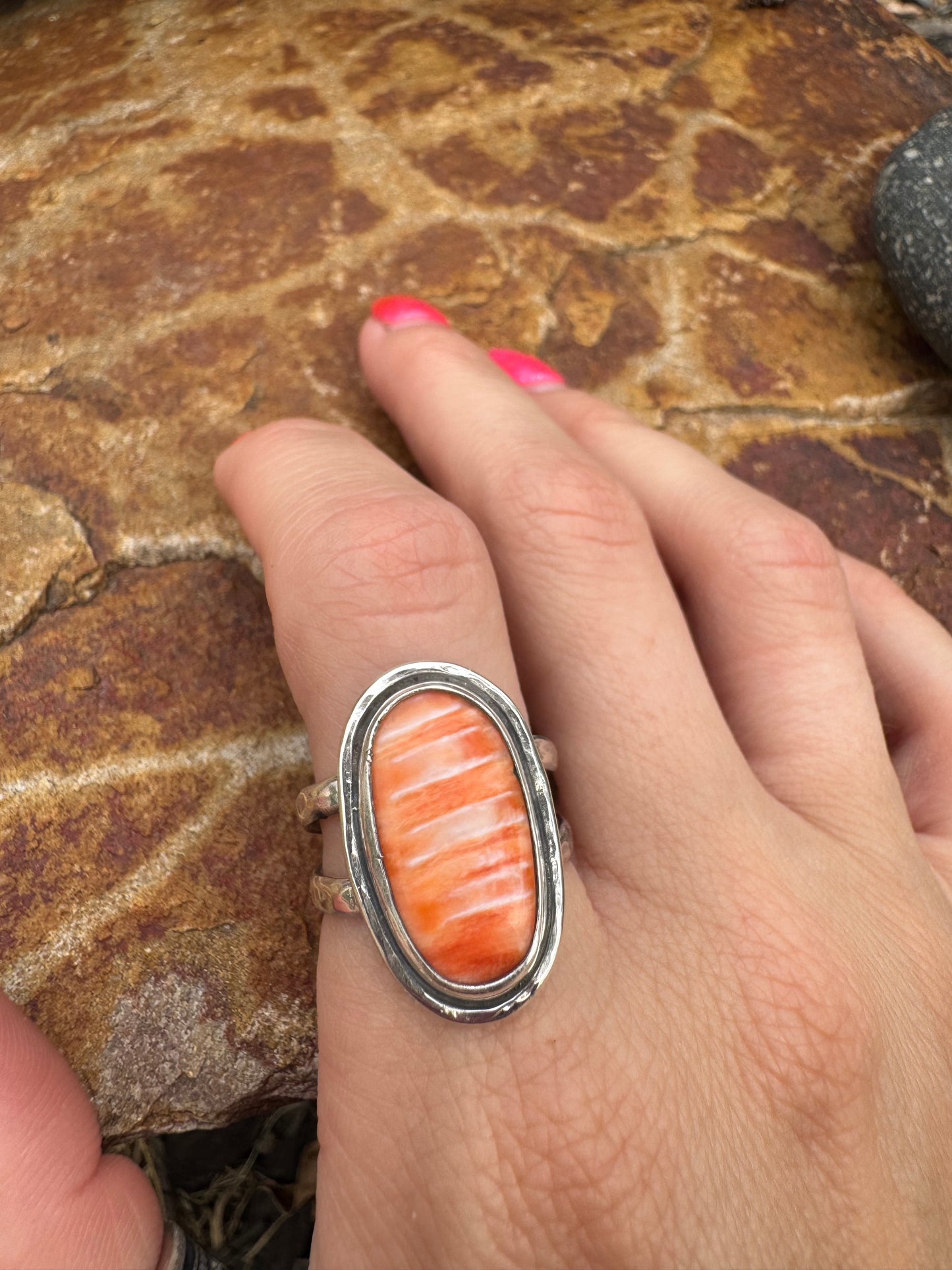 Sunset Spiny Oyster Ring size 9