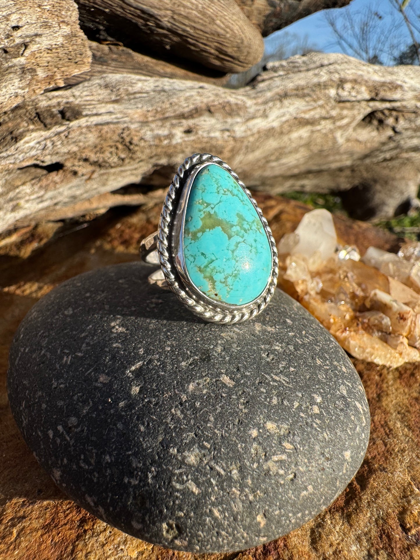Classic Turquoise ring size 8