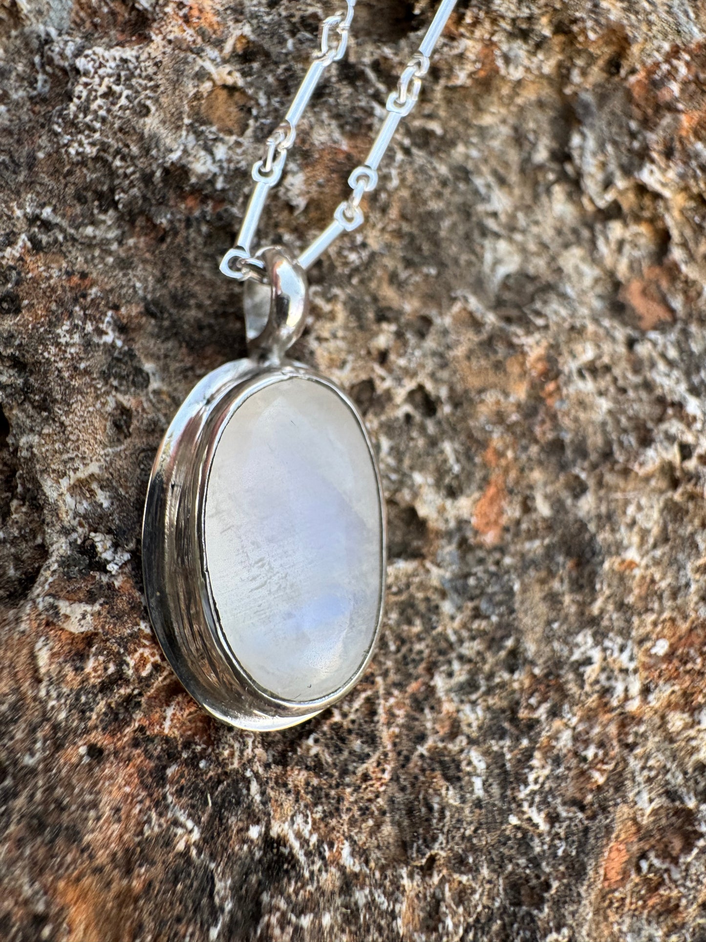 Dainty Moonstone Pendant