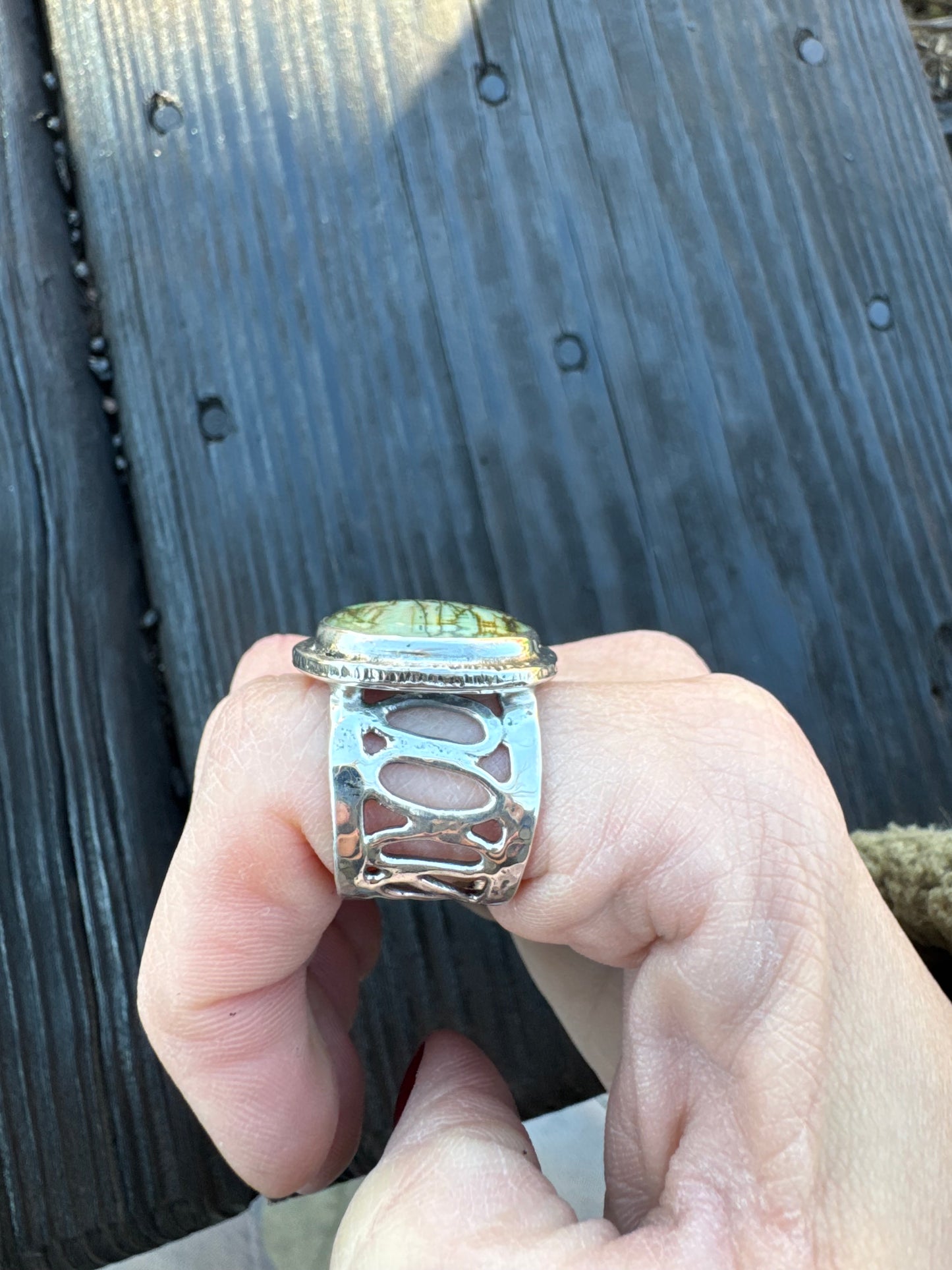 Monarch Opal Doublet Ring size 8.5