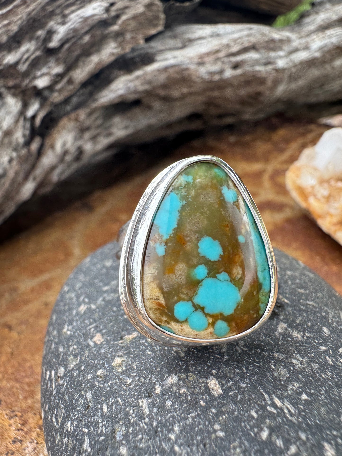Tyrone turquoise ring size 7