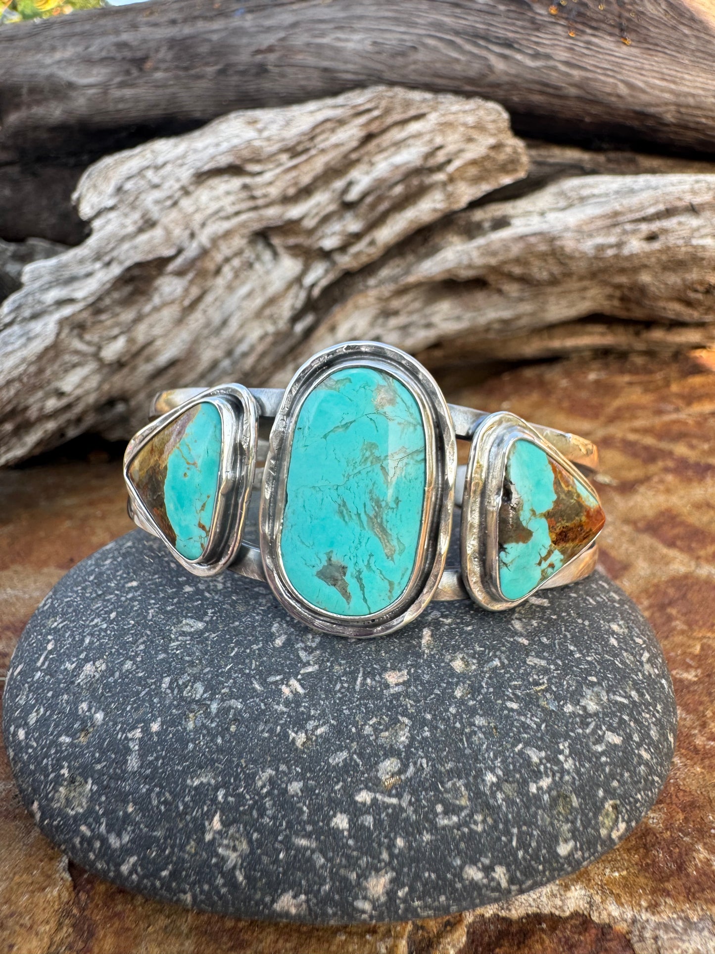 Tyrone Turquoise Statement Cuff