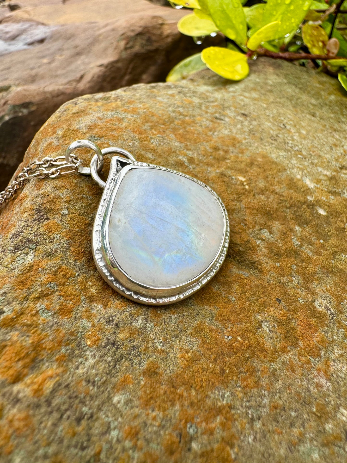 Moonstone Pear Pendant
