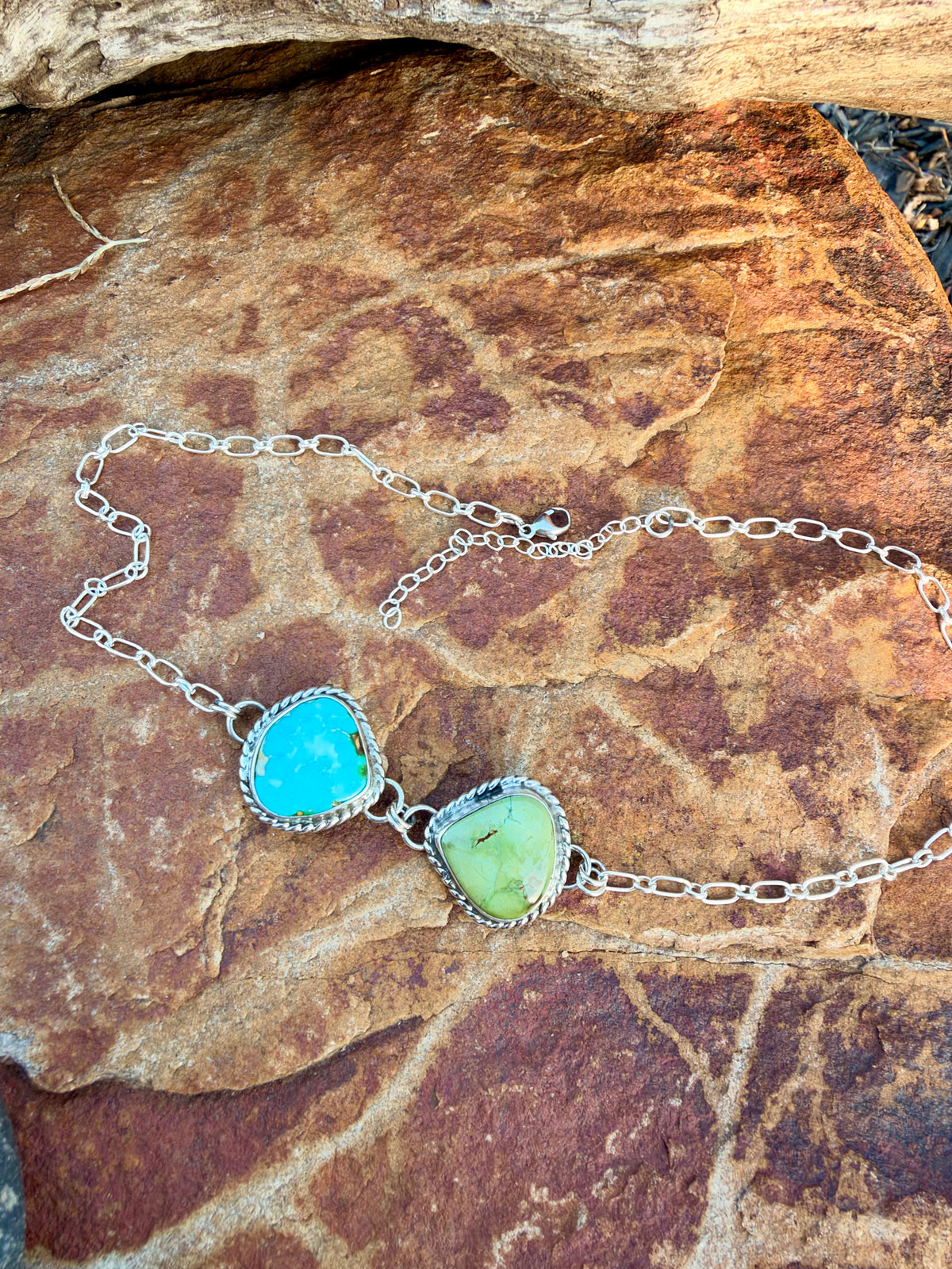 Golden Horizon Sonoran gold Double Stone Choker