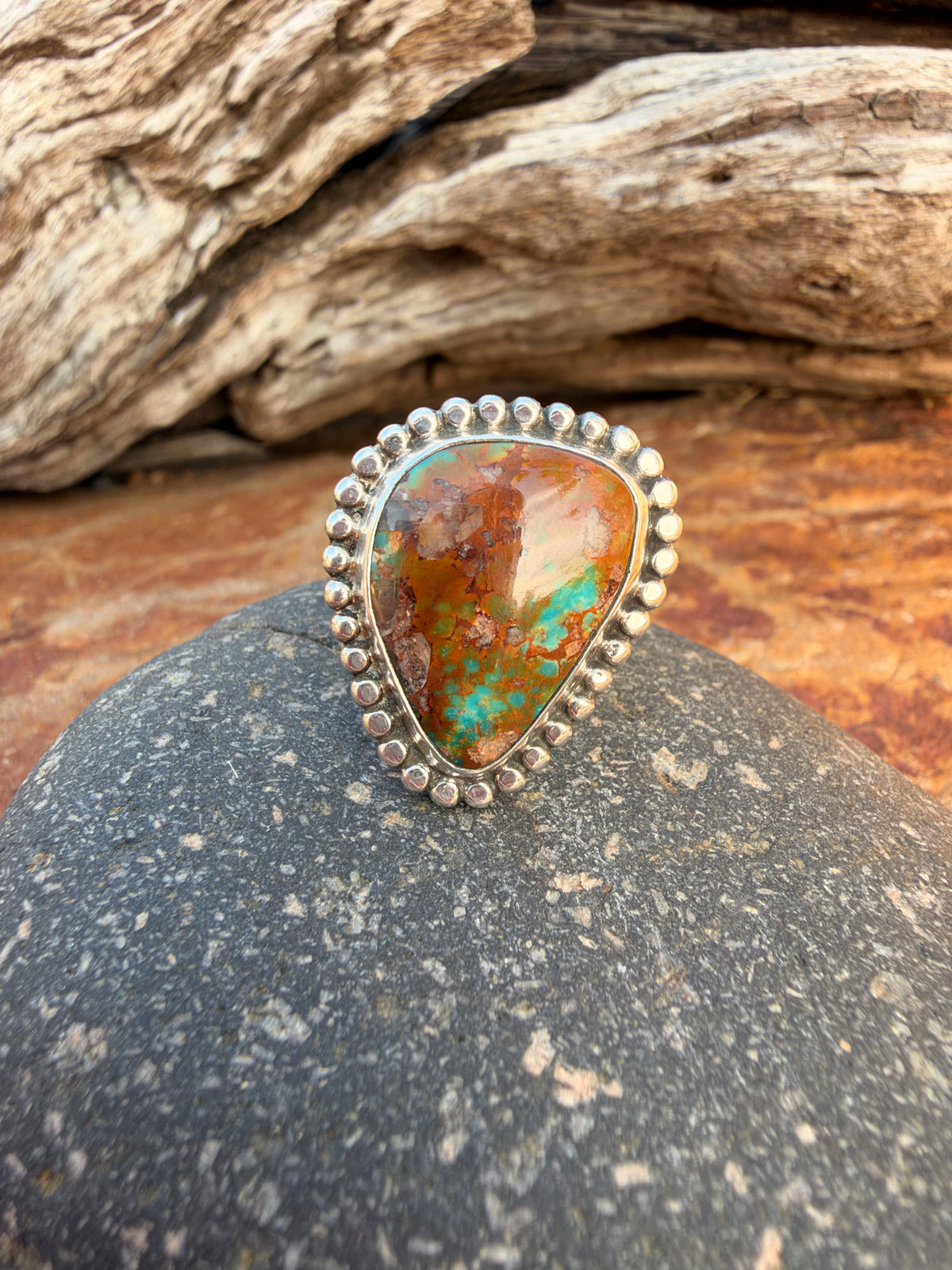 Sonoran Turquoise Earthscape Ring