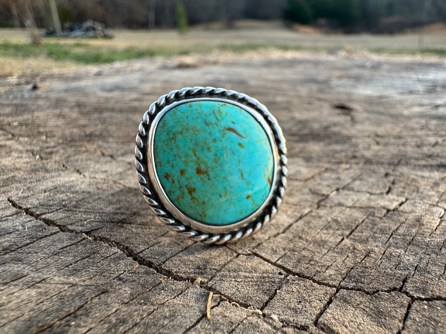 Tyrone turquoise ring size 7.25