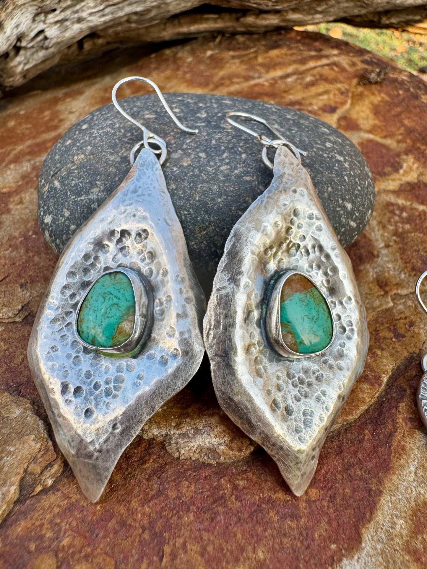 Tyrone Turquoise Desert Bloom Earrings