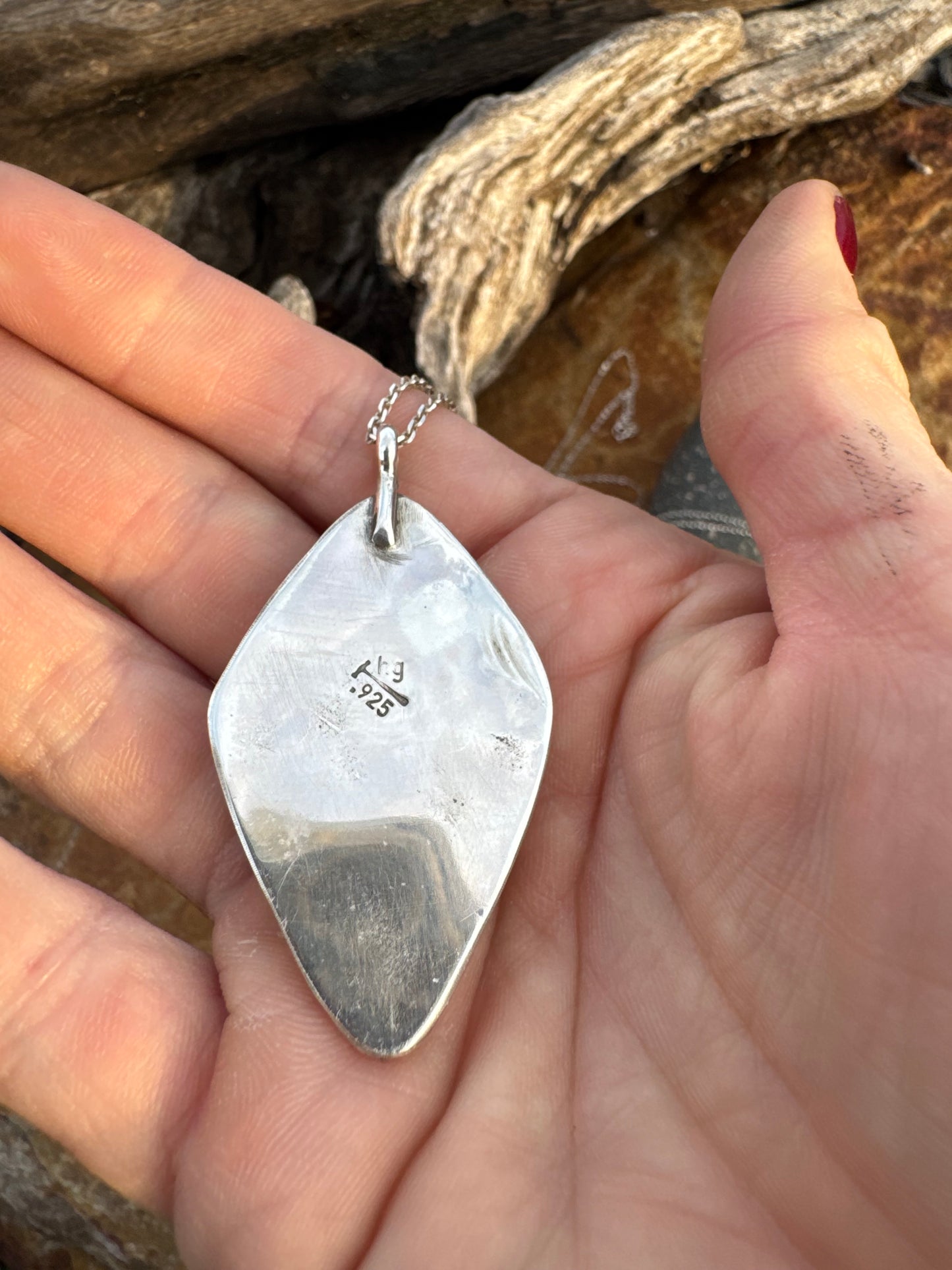 Labradorite statement necklace