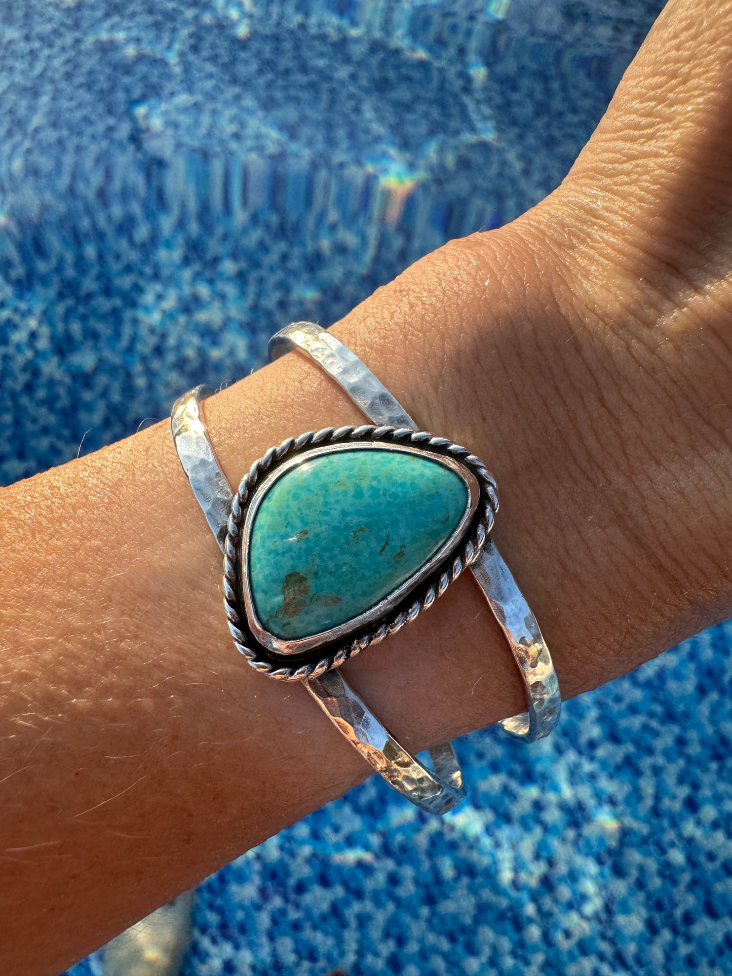 Kingman turquoise cuff