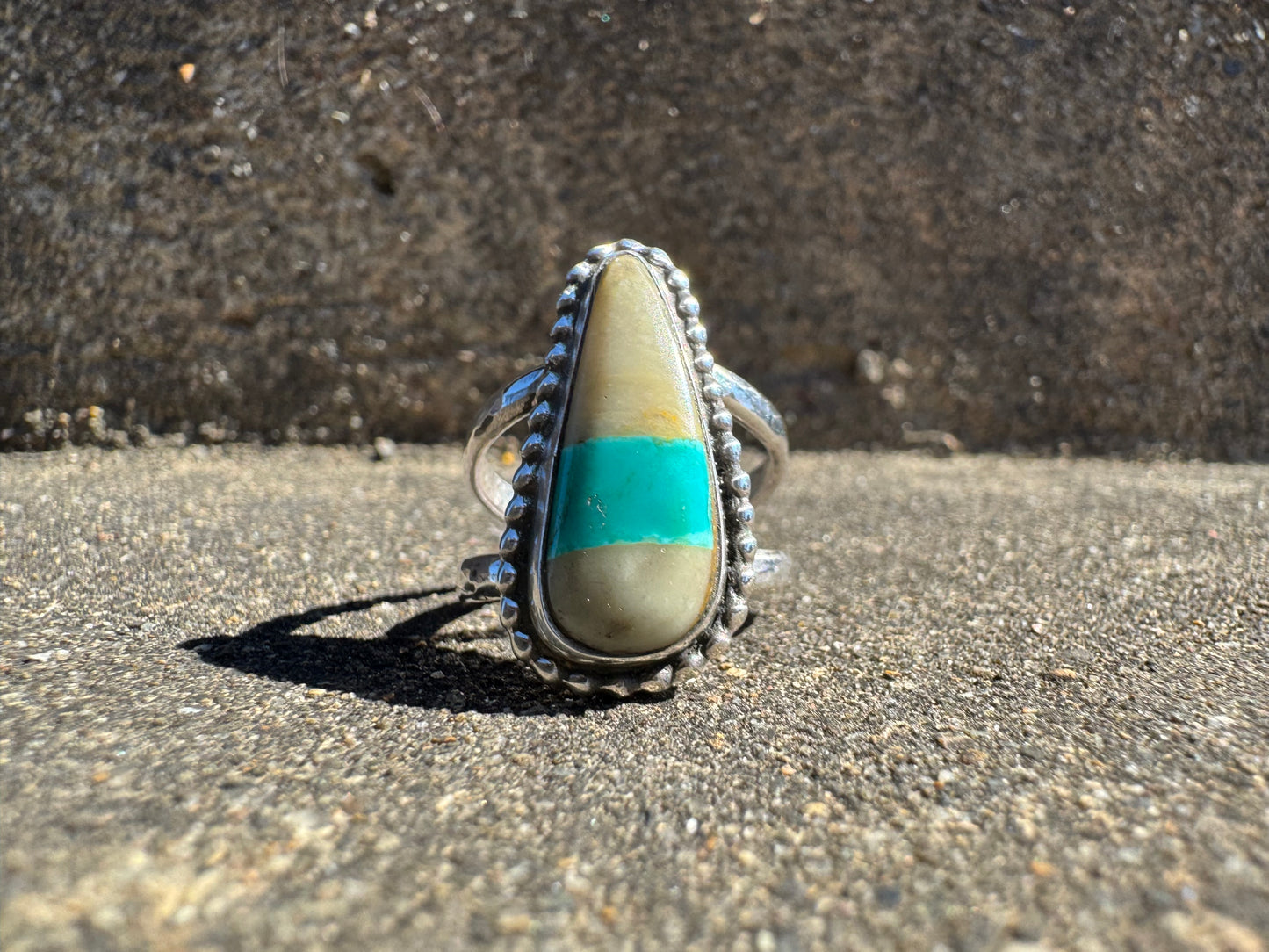 Ribbon Turquoise ring size 9