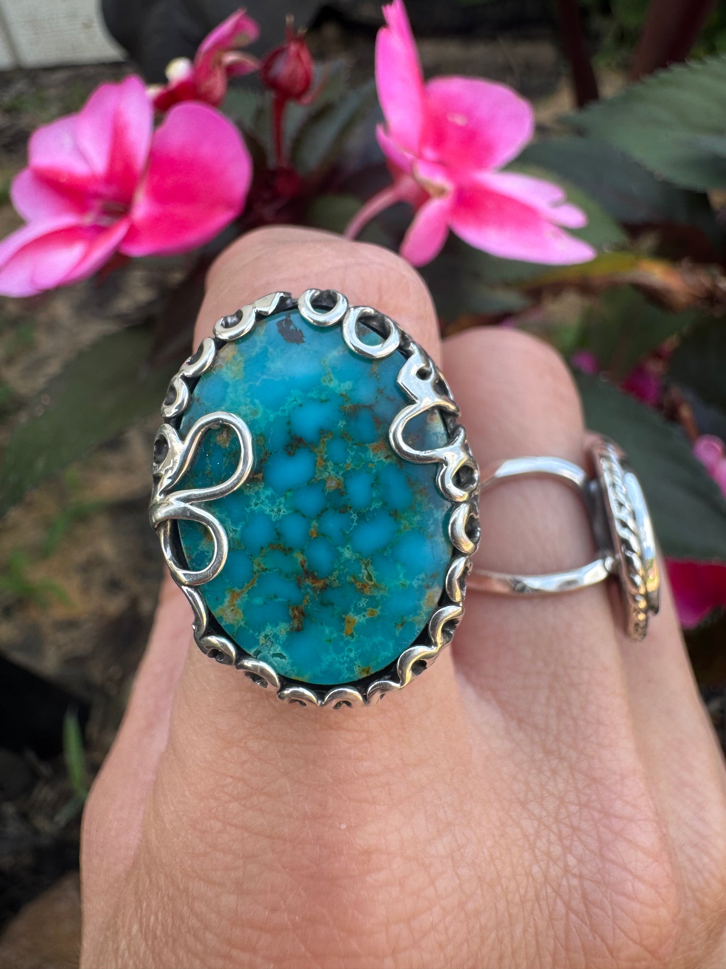 Tide and Time Turquoise ring size 6.5