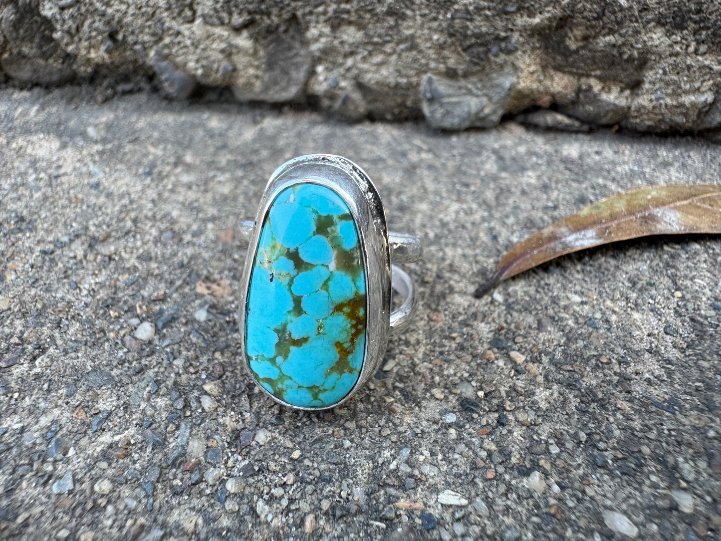 Tyrone turquoise ring size 7.5