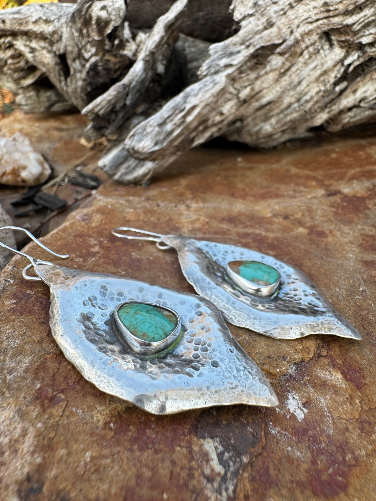 Tyrone Turquoise Desert Bloom Earrings
