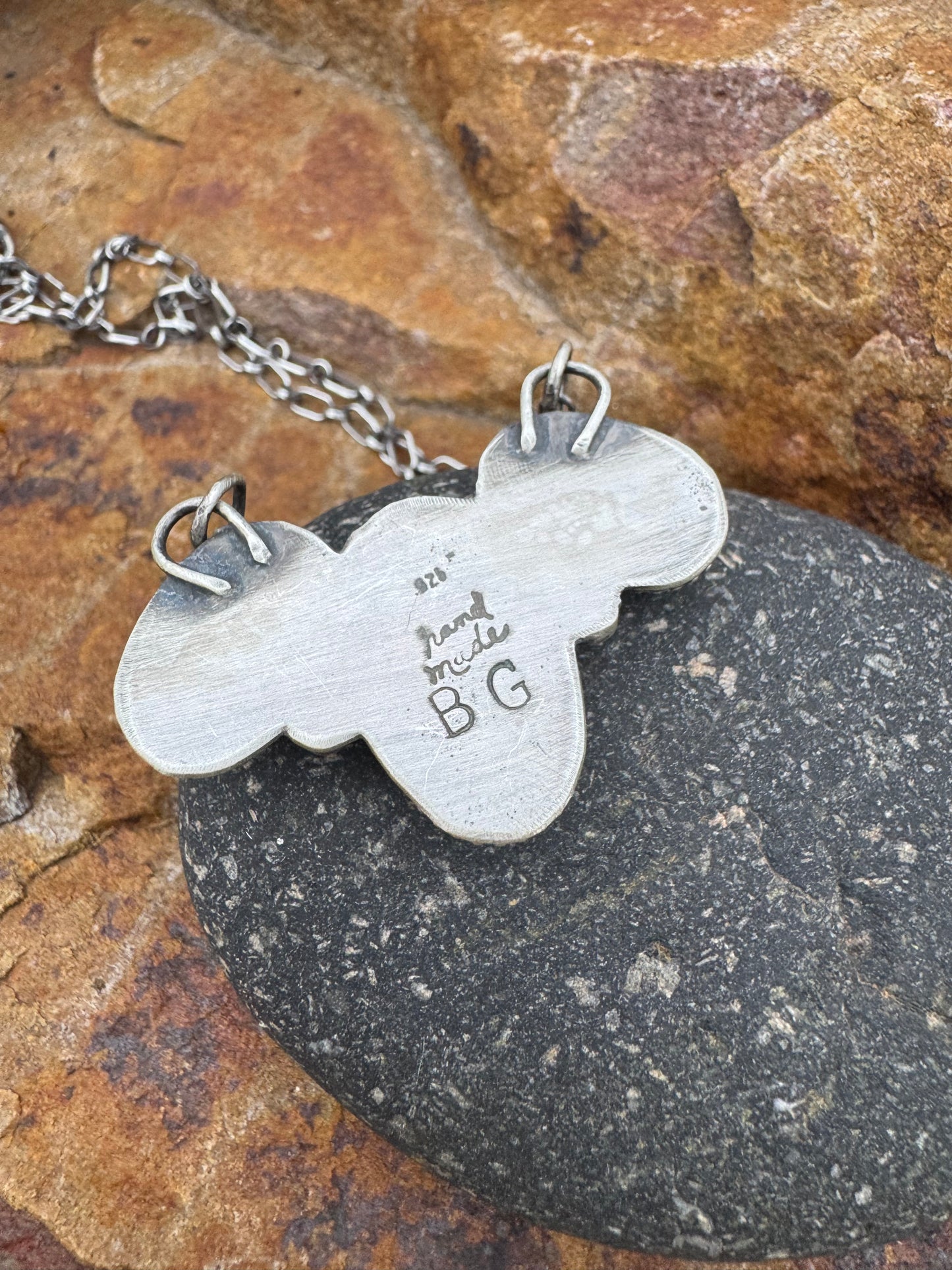 Turquoise and White Buffalo Necklace