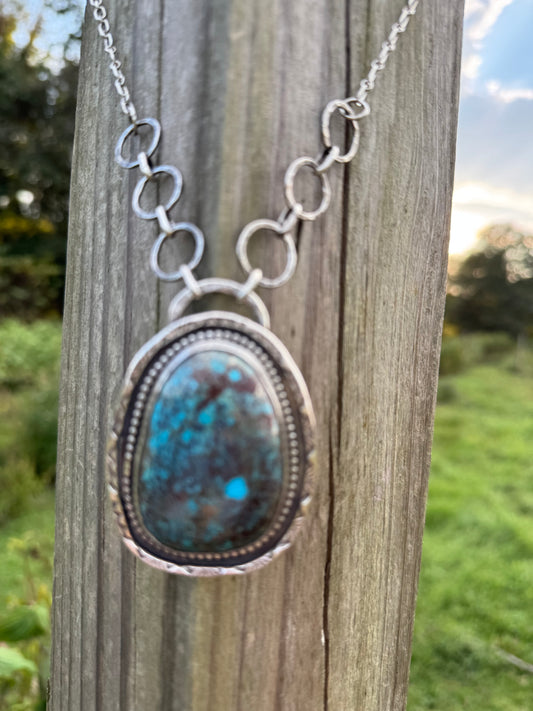 Large High Grade Kingman Turquoise Necklace