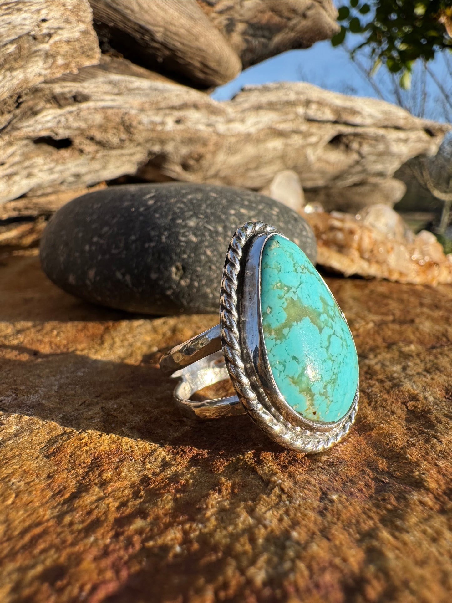 Classic Turquoise ring size 8