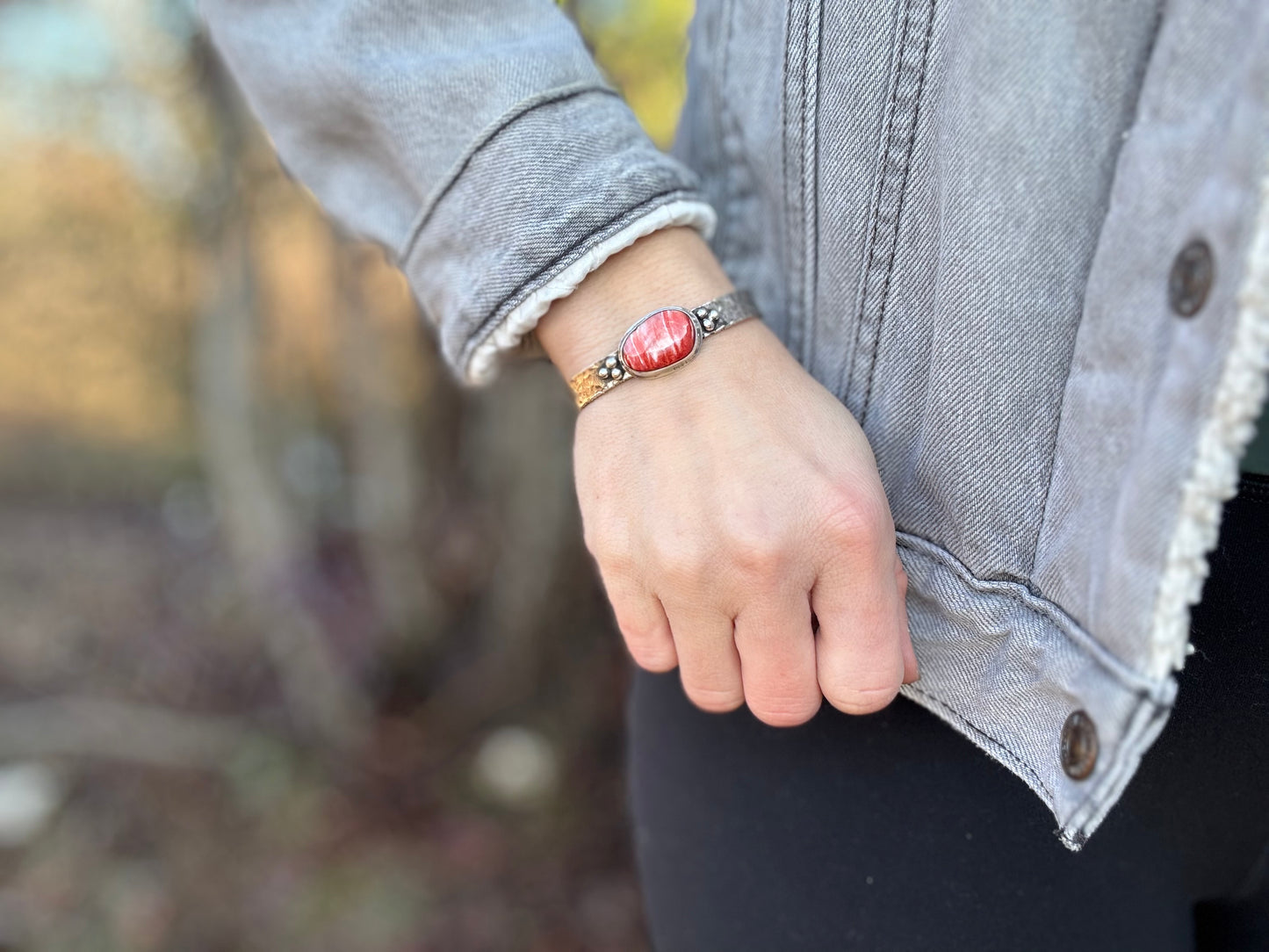 Red Spiny oyster cuff