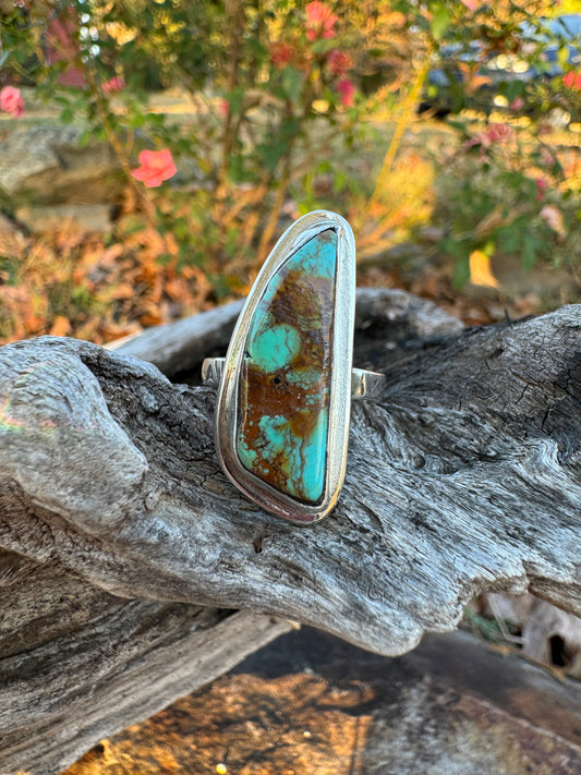 Gorgeous Kingman turquoise ring size 9.5