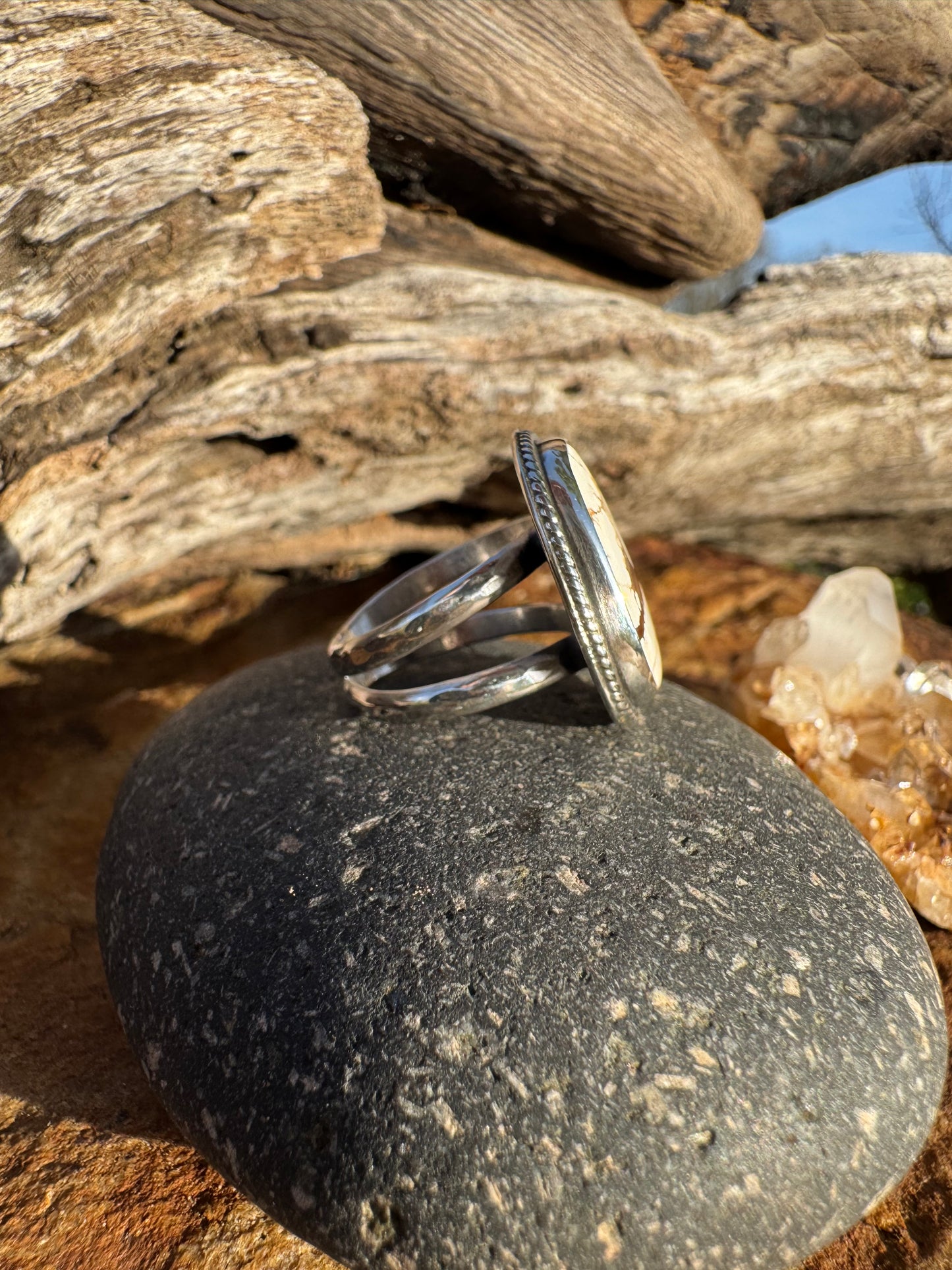 Cushion cut Wild Horse Ring size 8