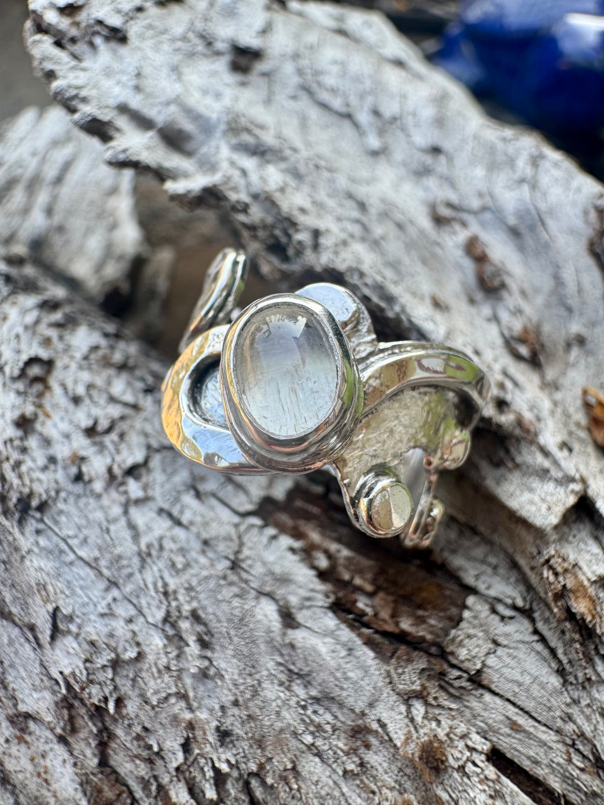 Moonstone Woodland Ring
