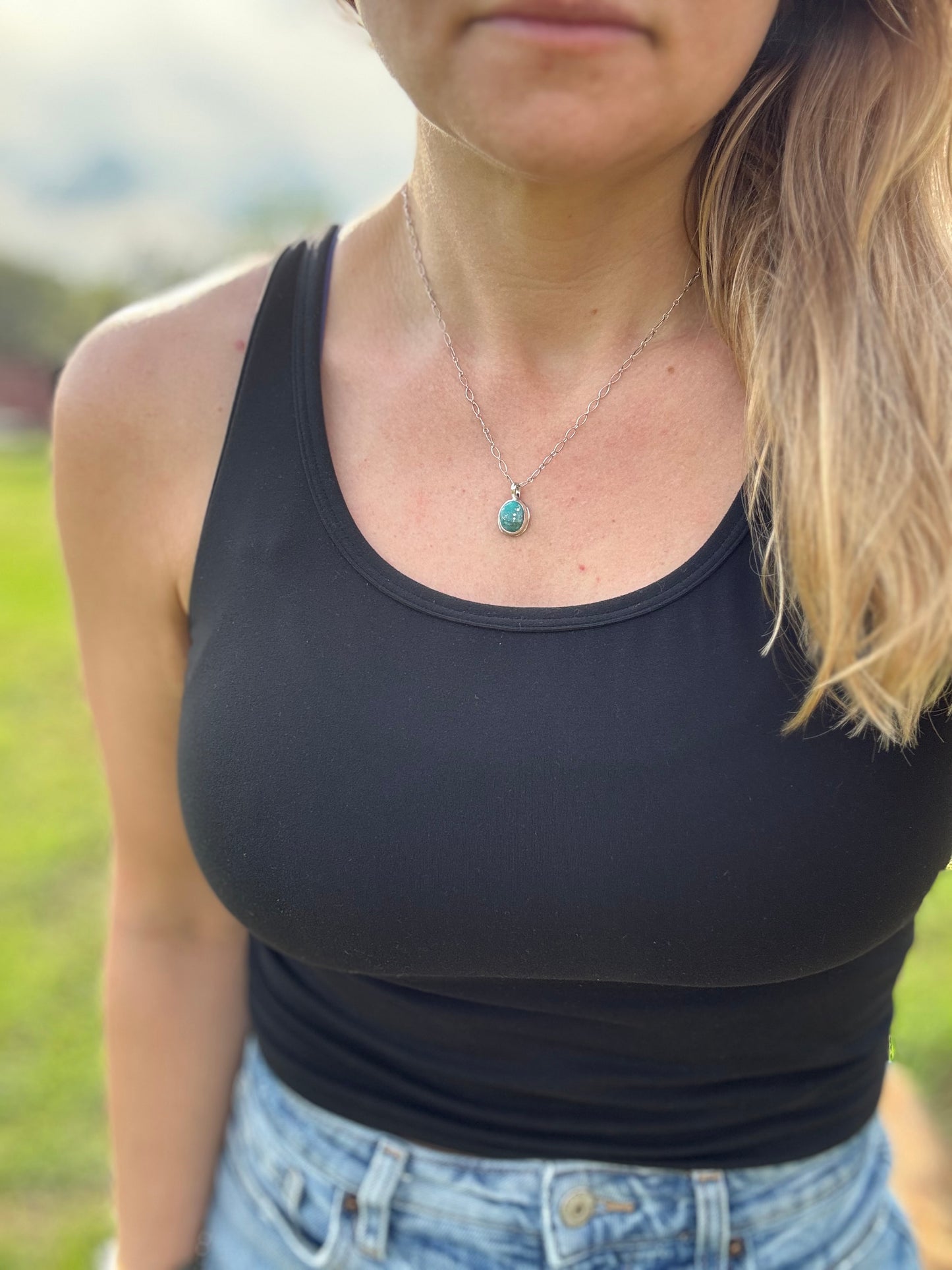Campitos Turquoise dainty pendant
