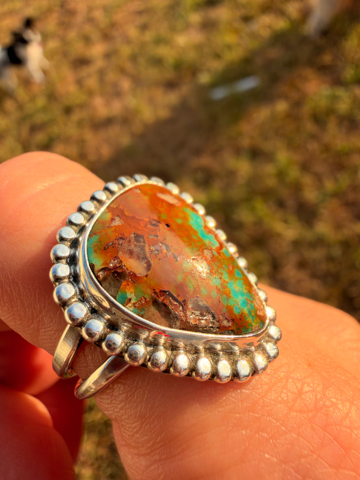 Sonoran Turquoise Earthscape Ring