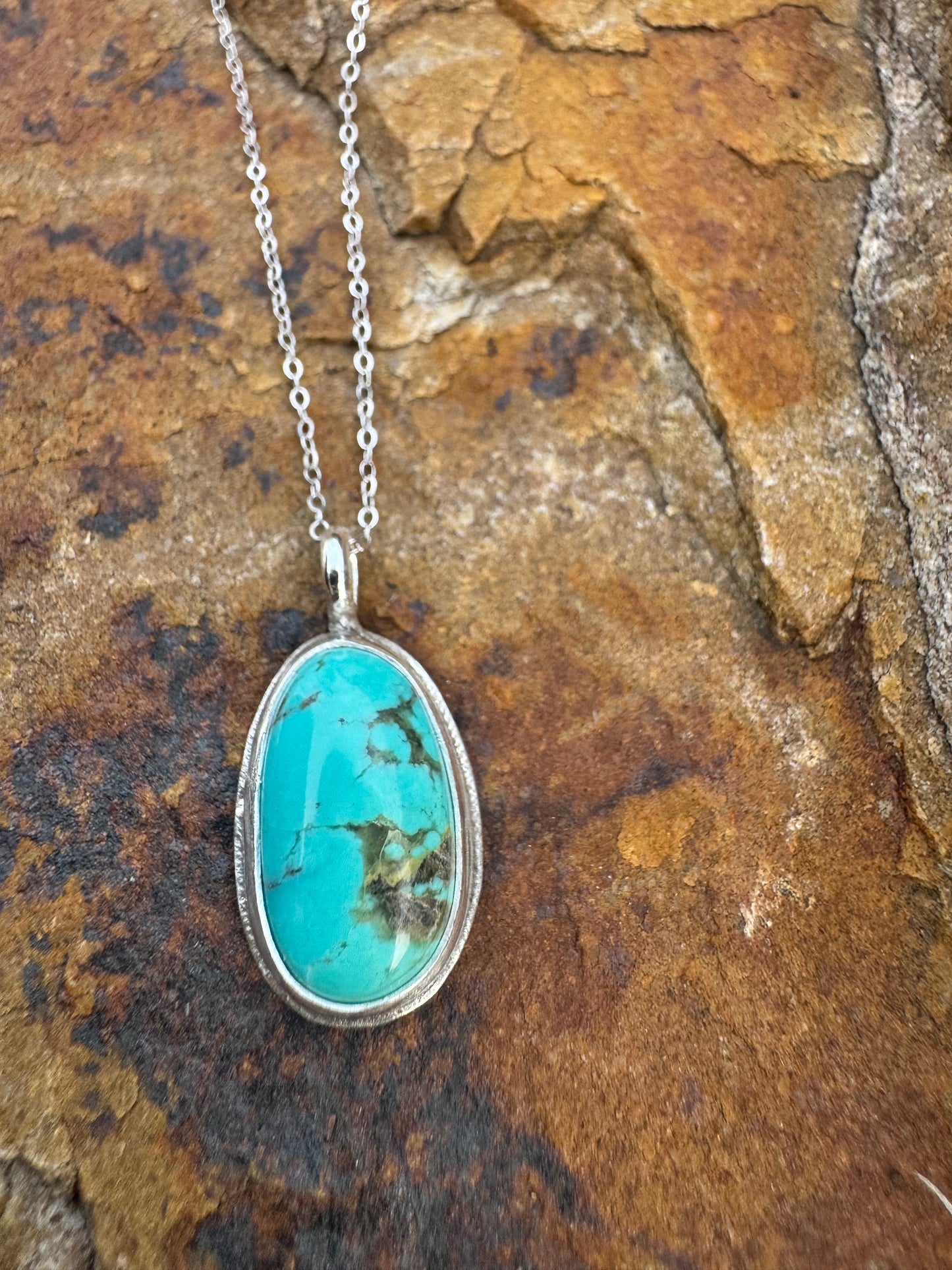 Dainty turquoise Pendant