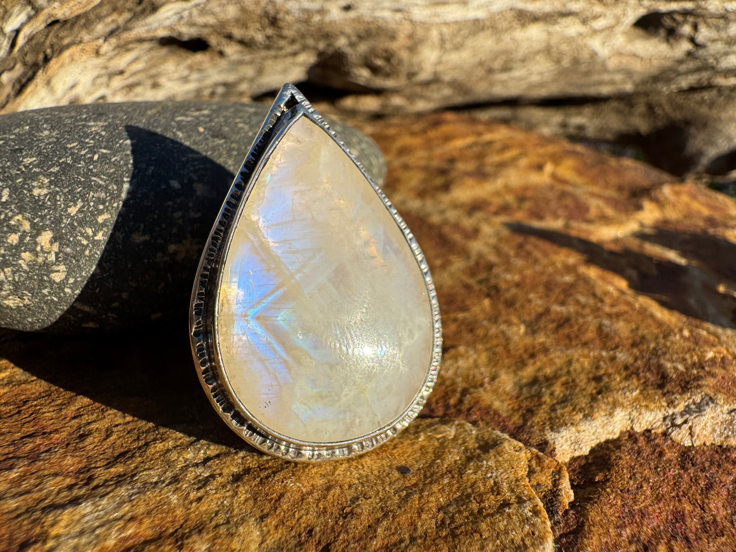 Moonstone Statement Ring size 9