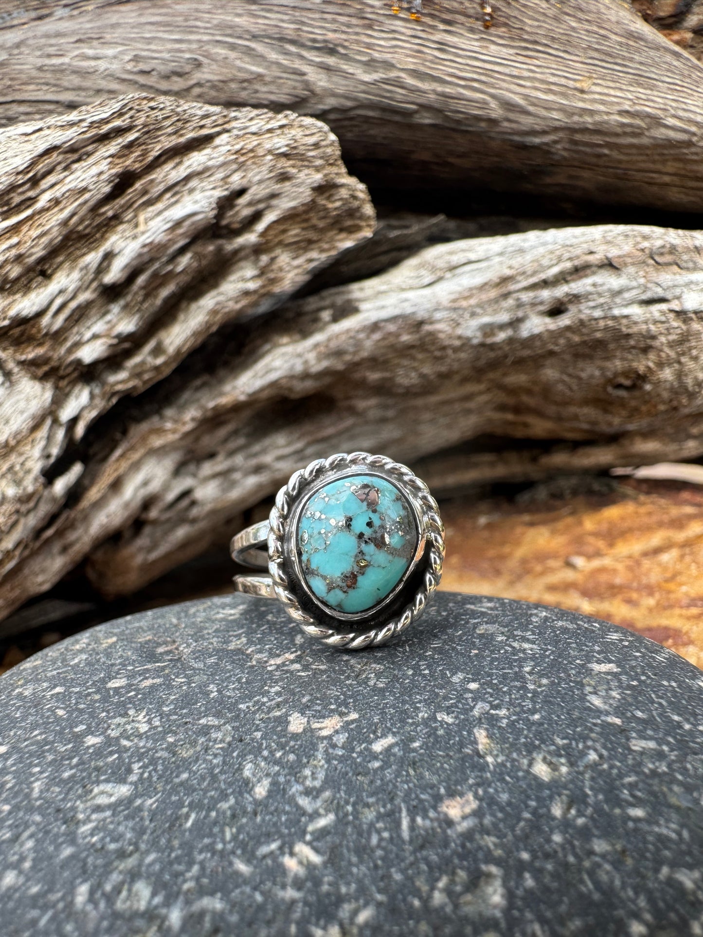 Pyrite Campitos ring size 7