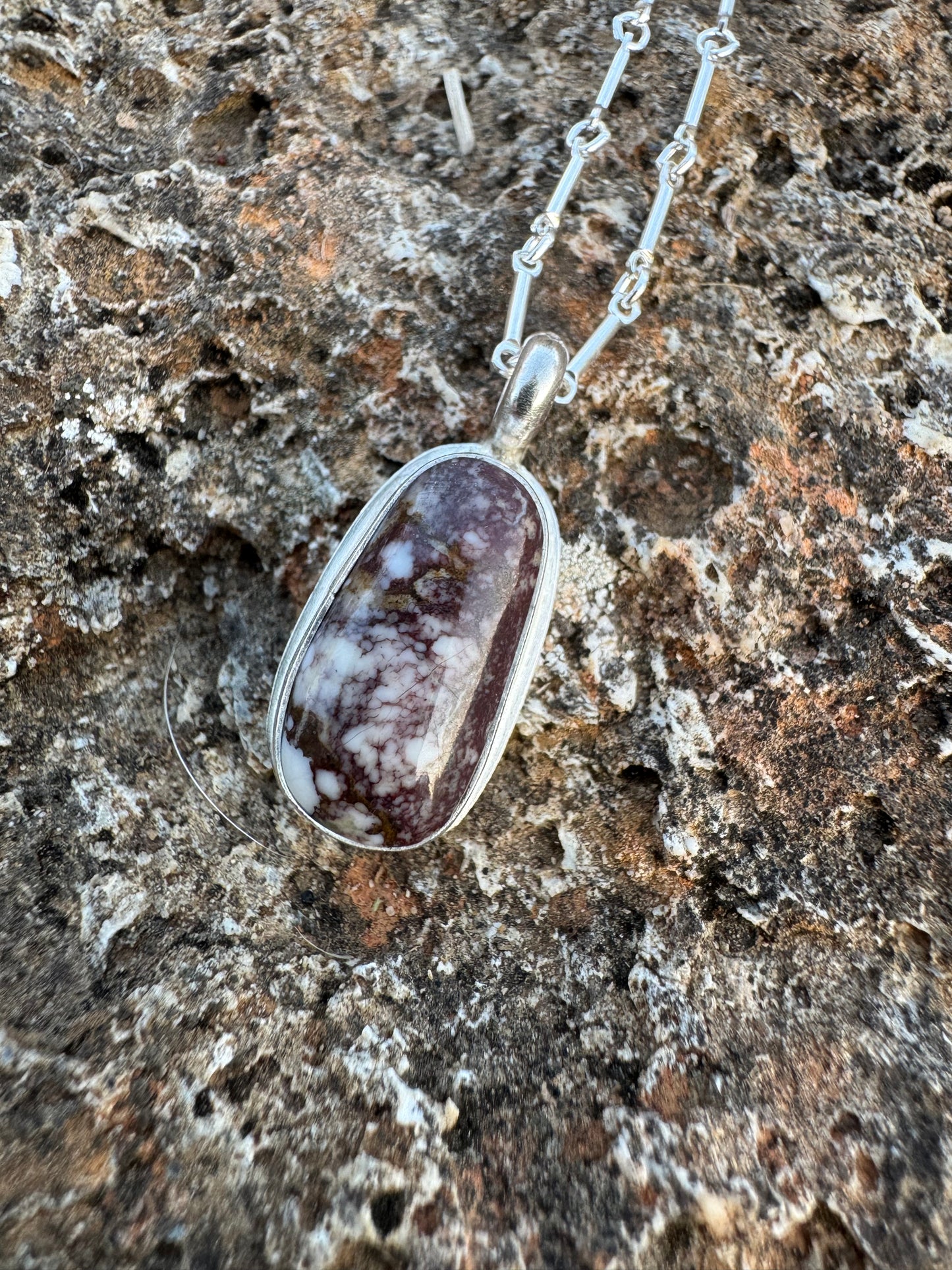 Wild Horse Magnesite Dainty Pendant