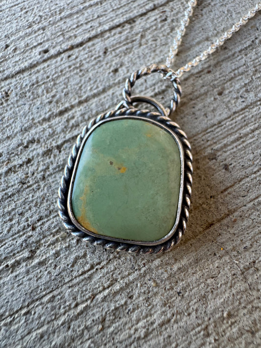 Green King Manassa Turquoise Necklace