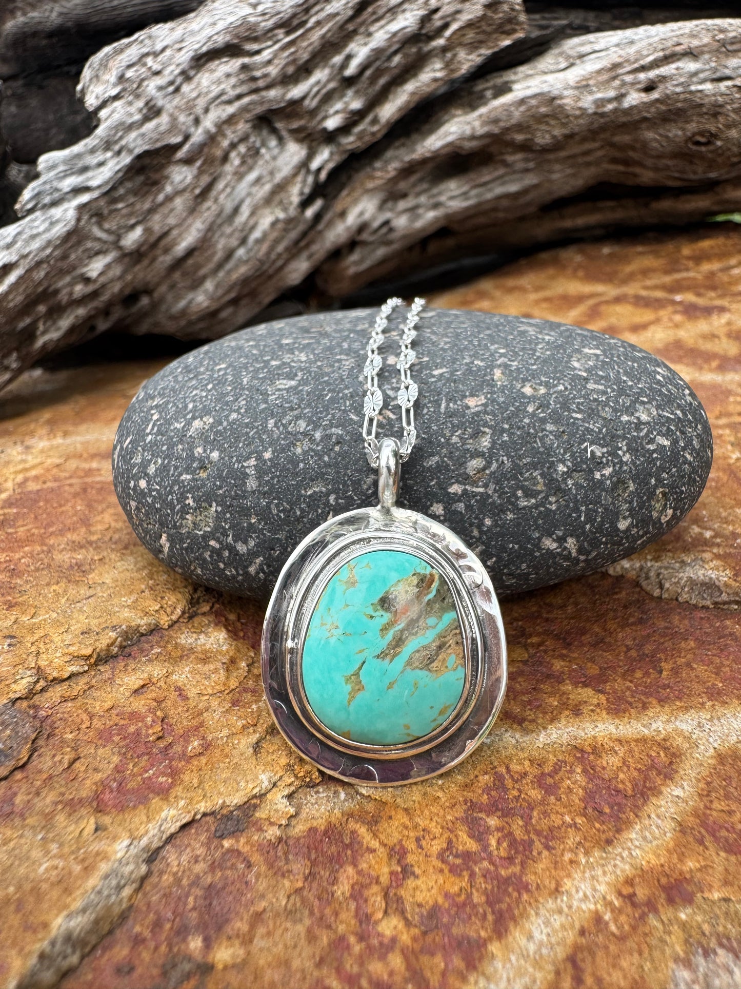 Turquoise Medallion Pendant
