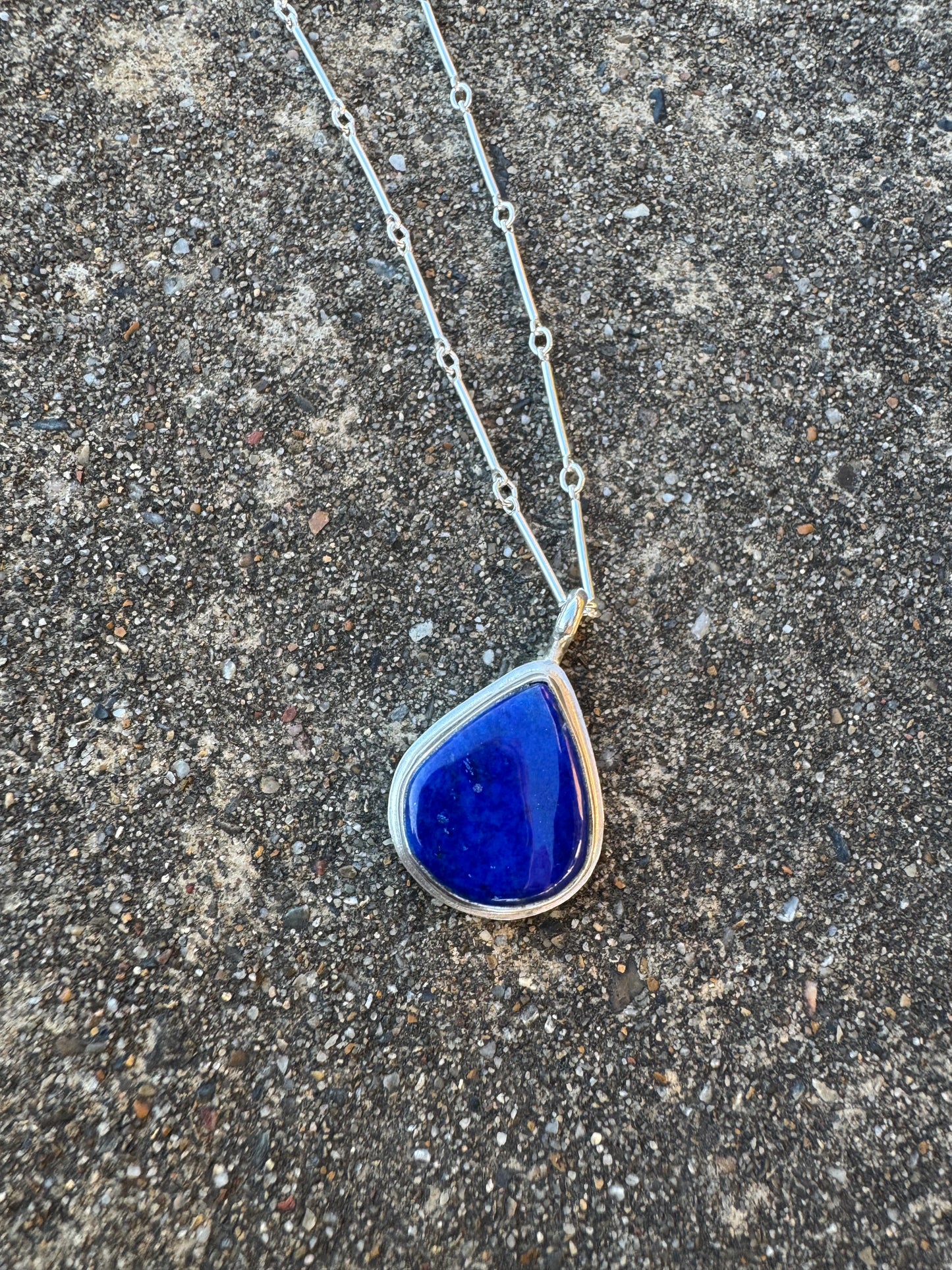 Dainty Lapis necklace