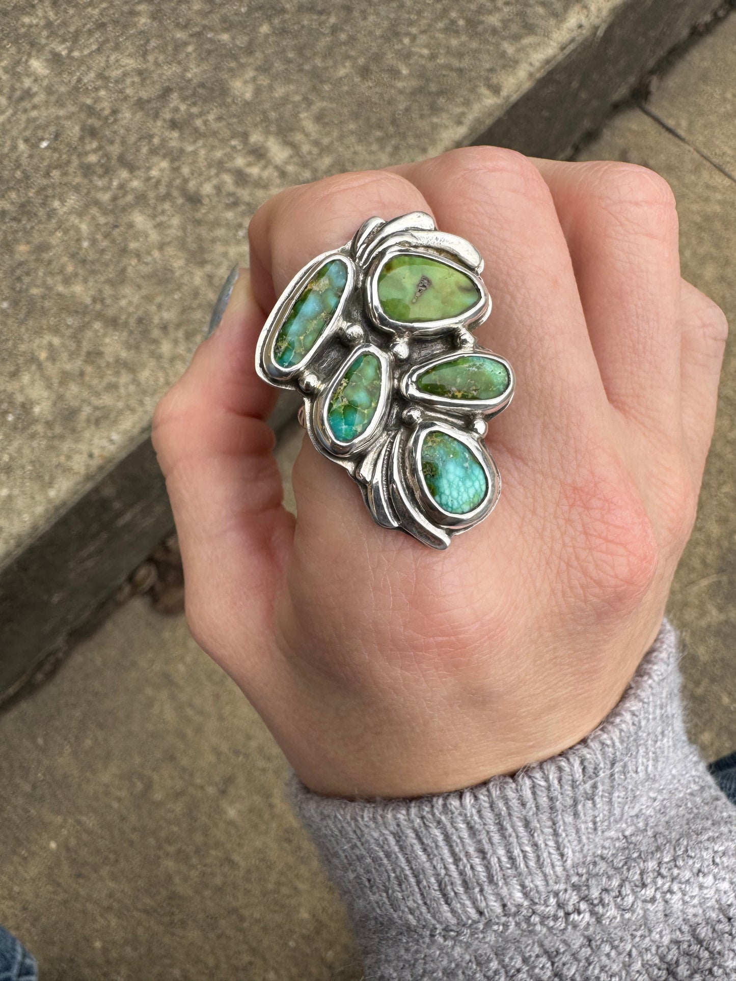 Sonoran Gold Cluster ring size 6.5