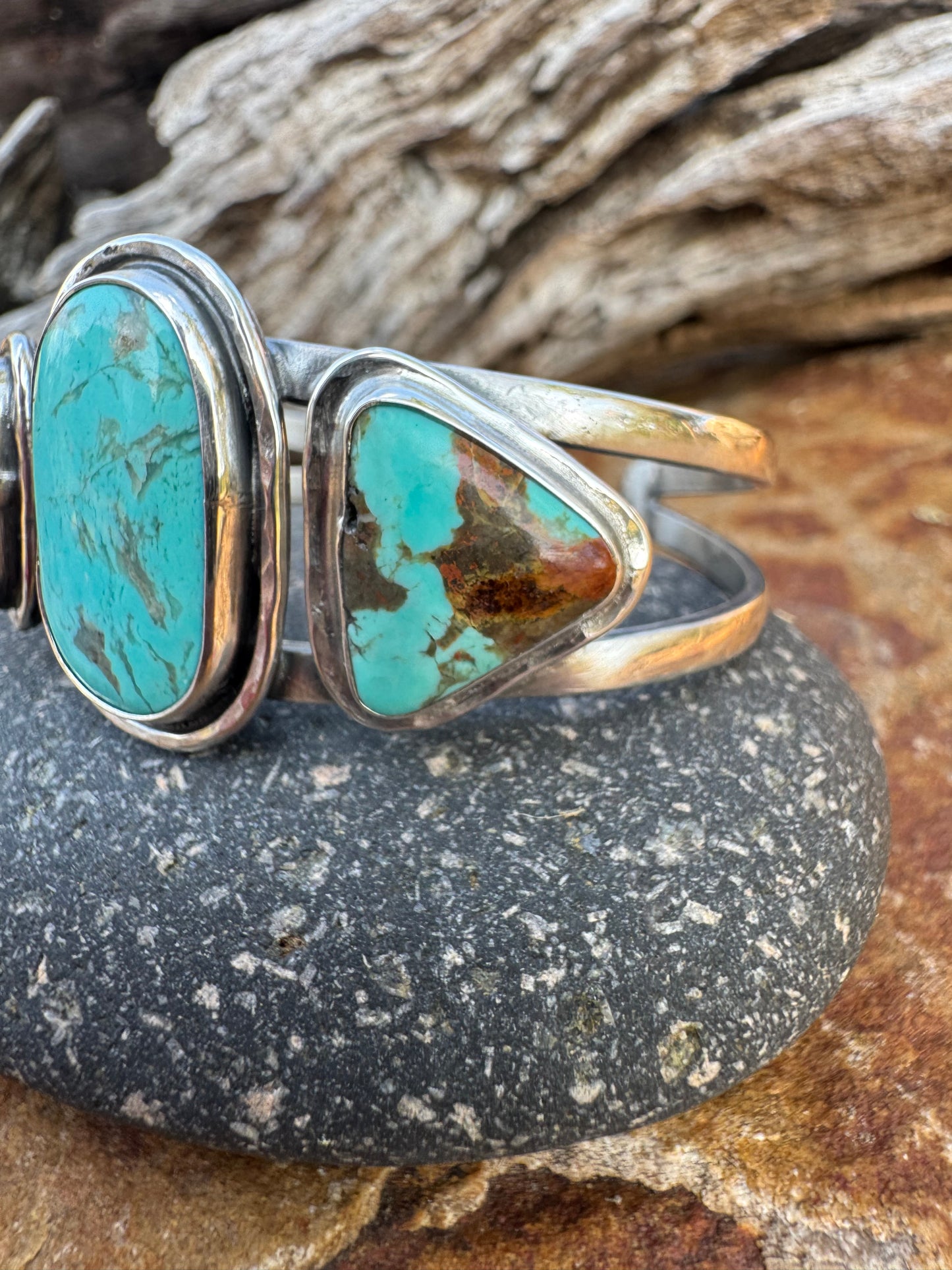 Tyrone Turquoise Statement Cuff