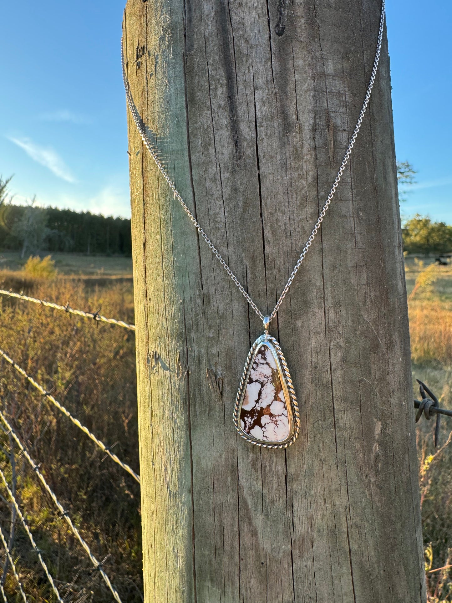 Wild Horse Tear Drop Pendant