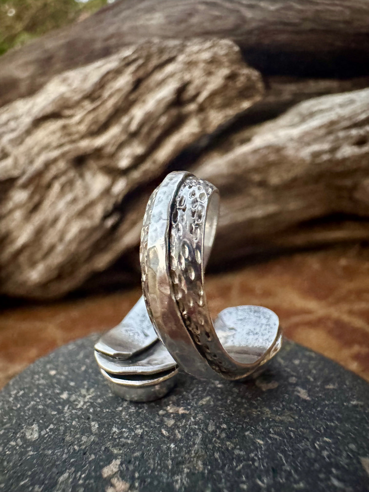 Earth and Stone Adjustable Ring