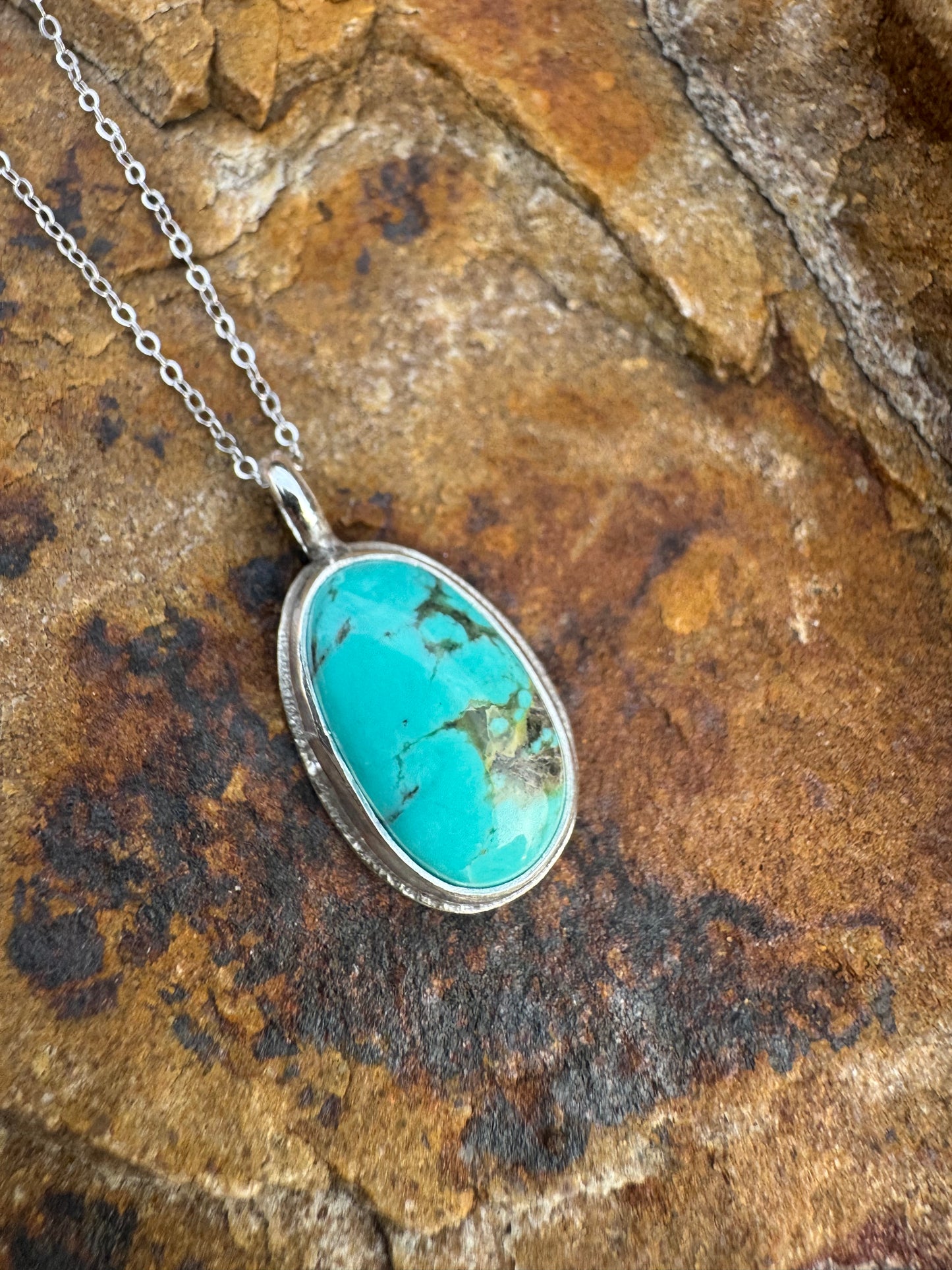 Dainty turquoise Pendant
