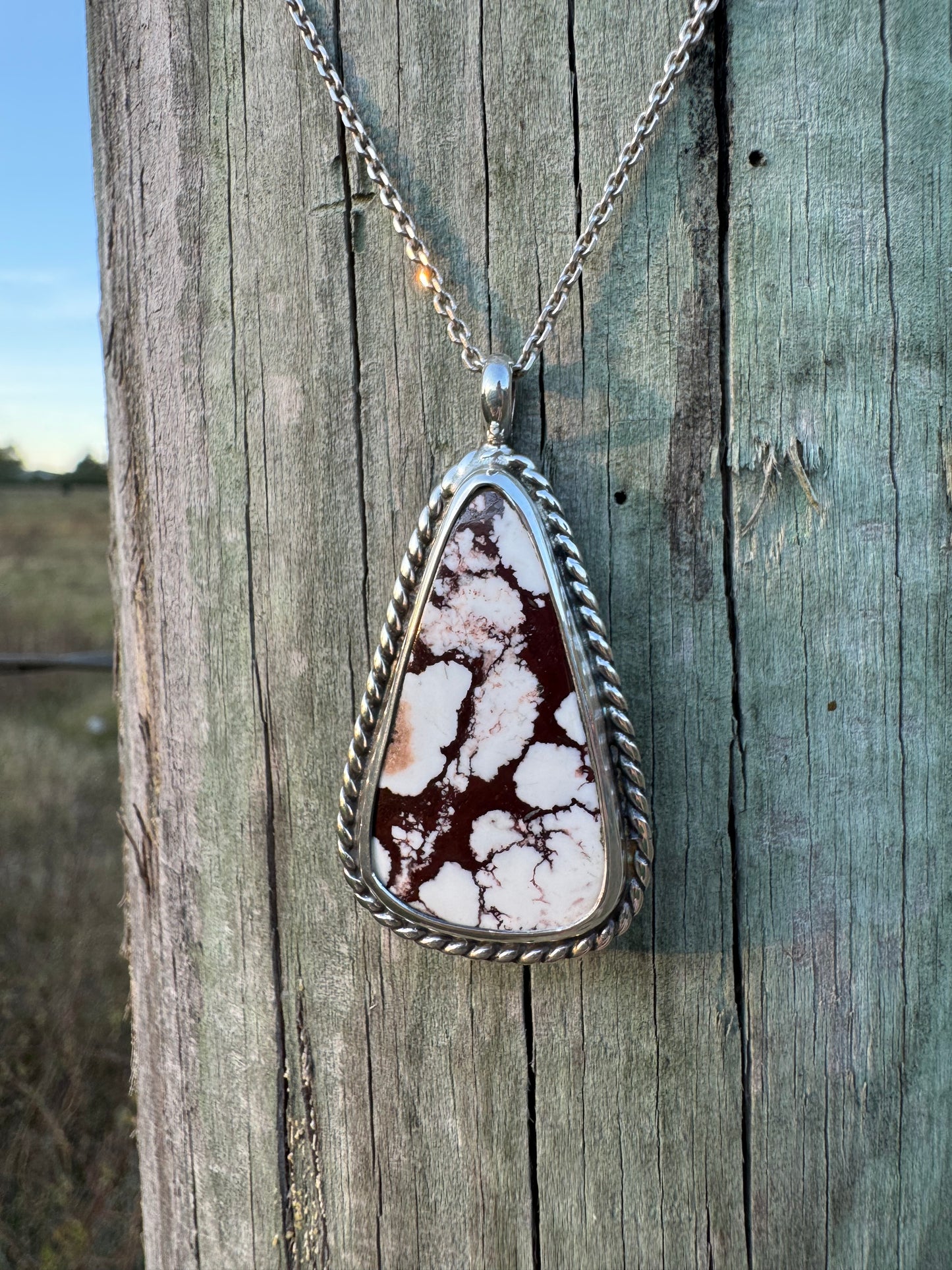 Wild Horse Tear Drop Pendant