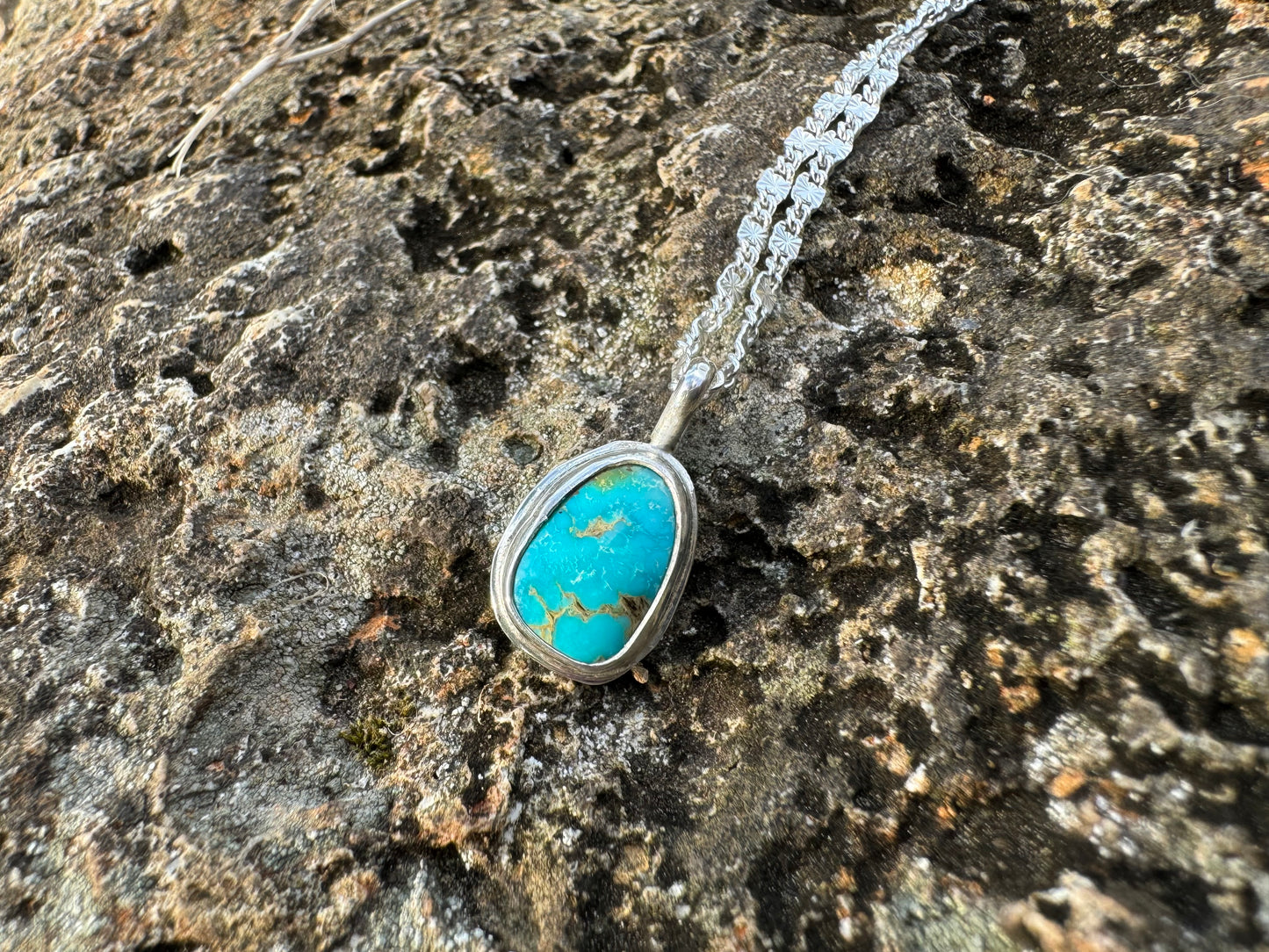 Mini turquoise pendant