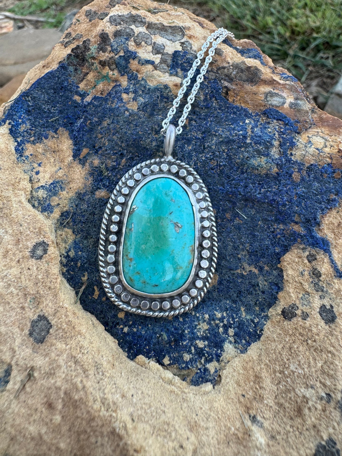 Fancy turquoise pendant