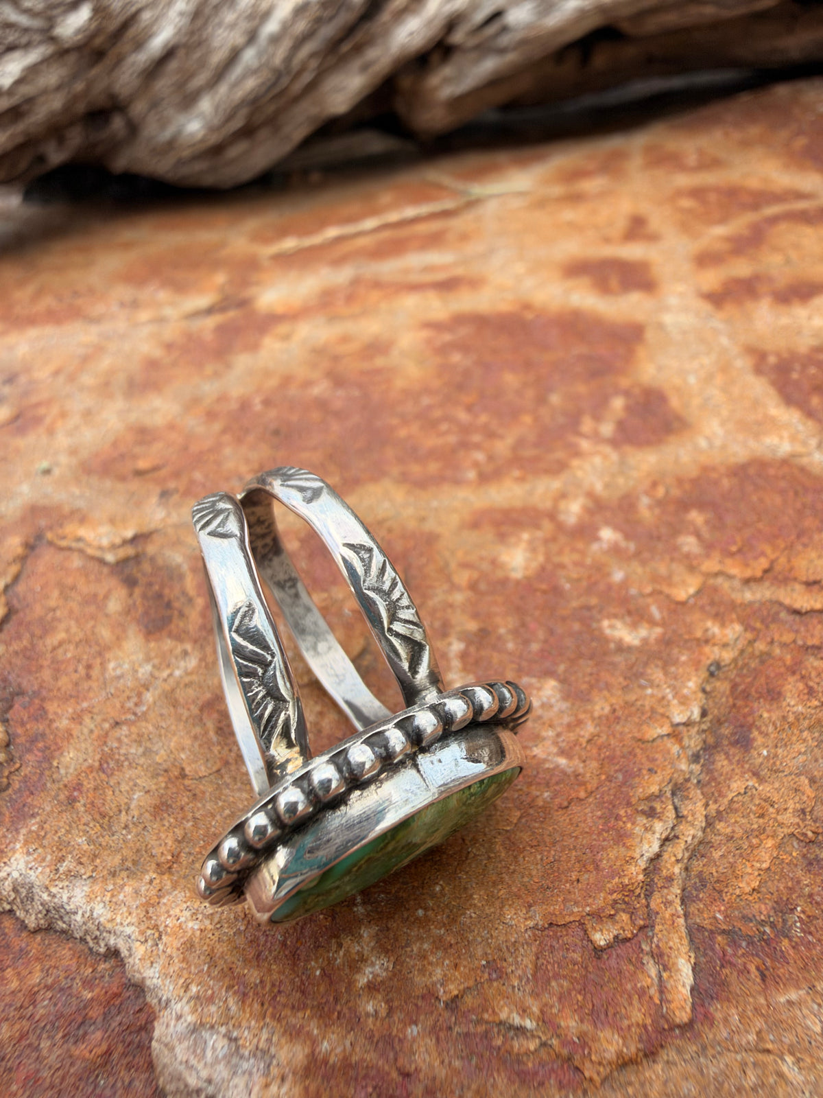 Sonoran Gold Turquoise Ring size 9