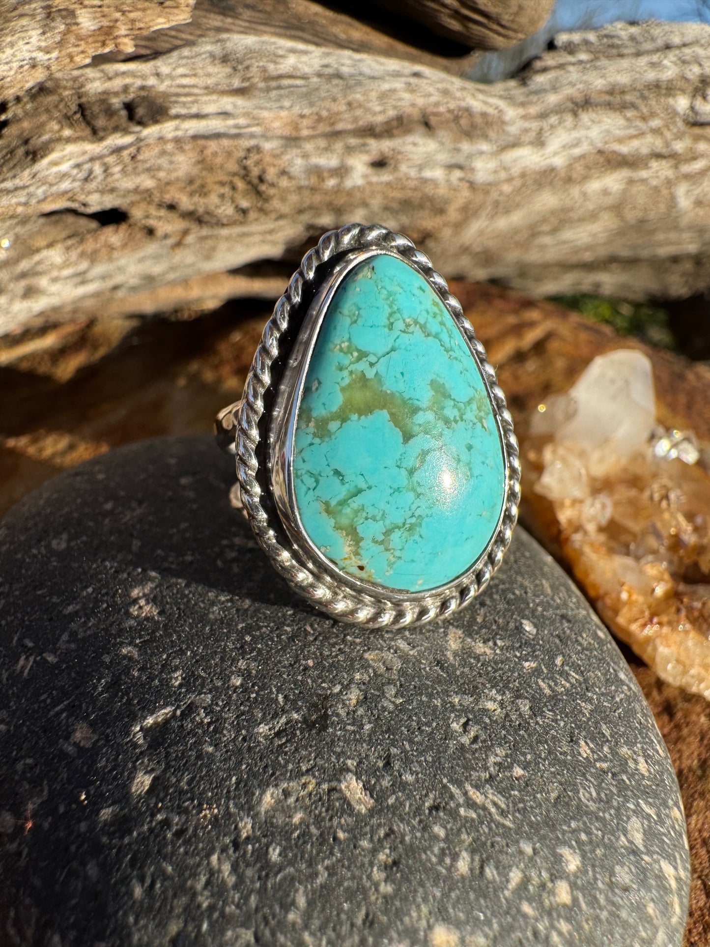 Classic Turquoise ring size 8