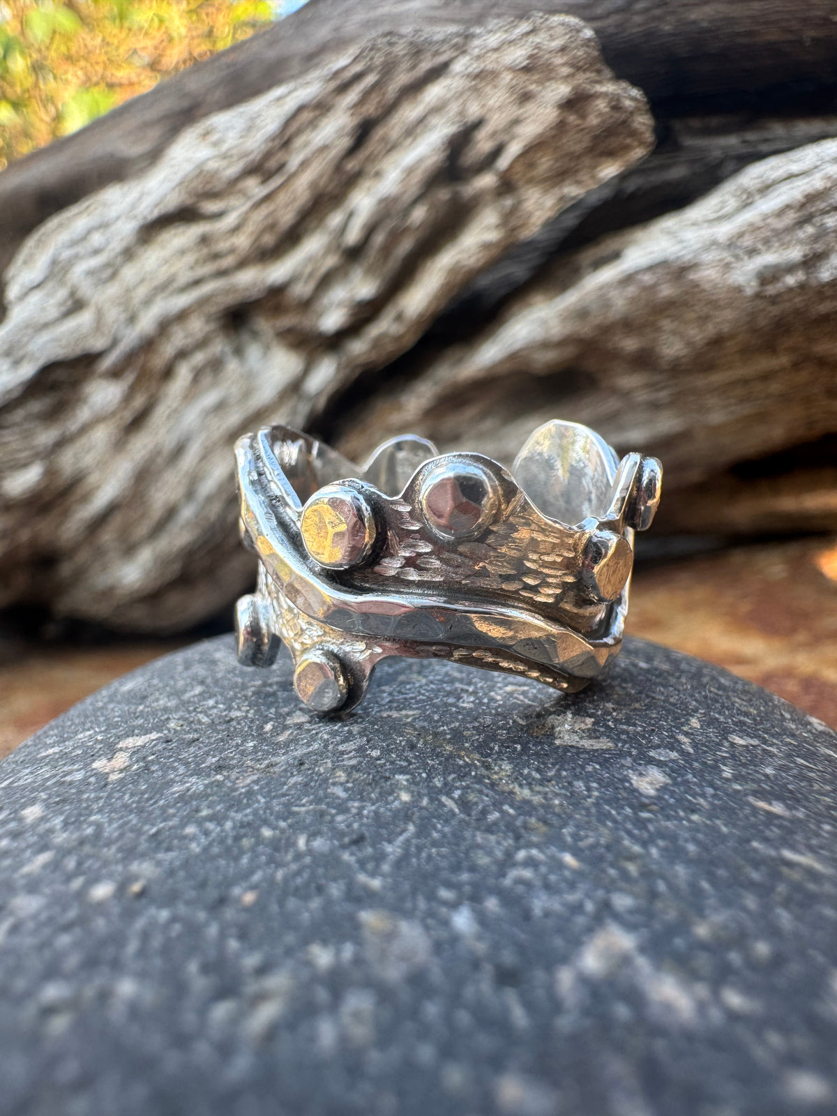 Moonstone Woodland Ring