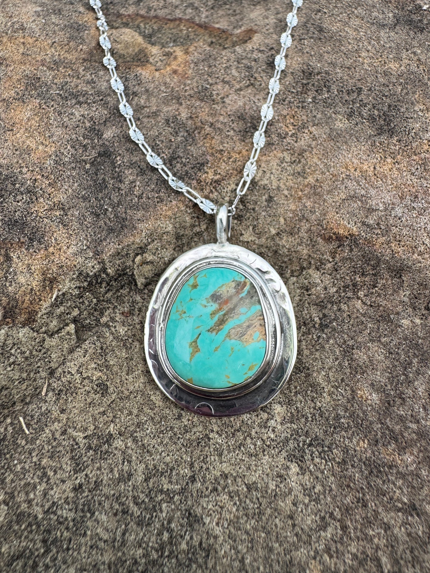Turquoise Medallion Pendant