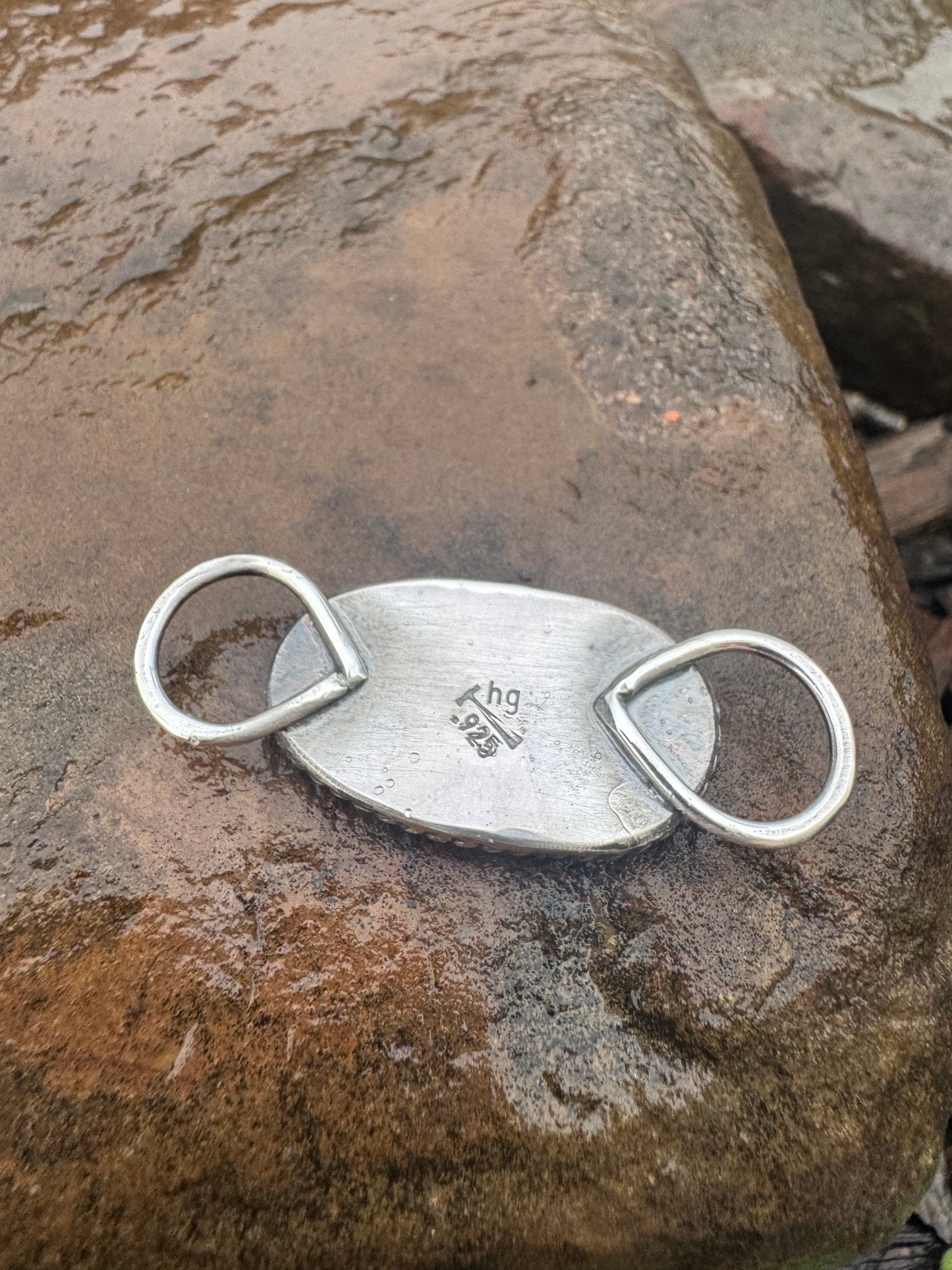 Tyrone Turquoise Twilly Tie Slide Set