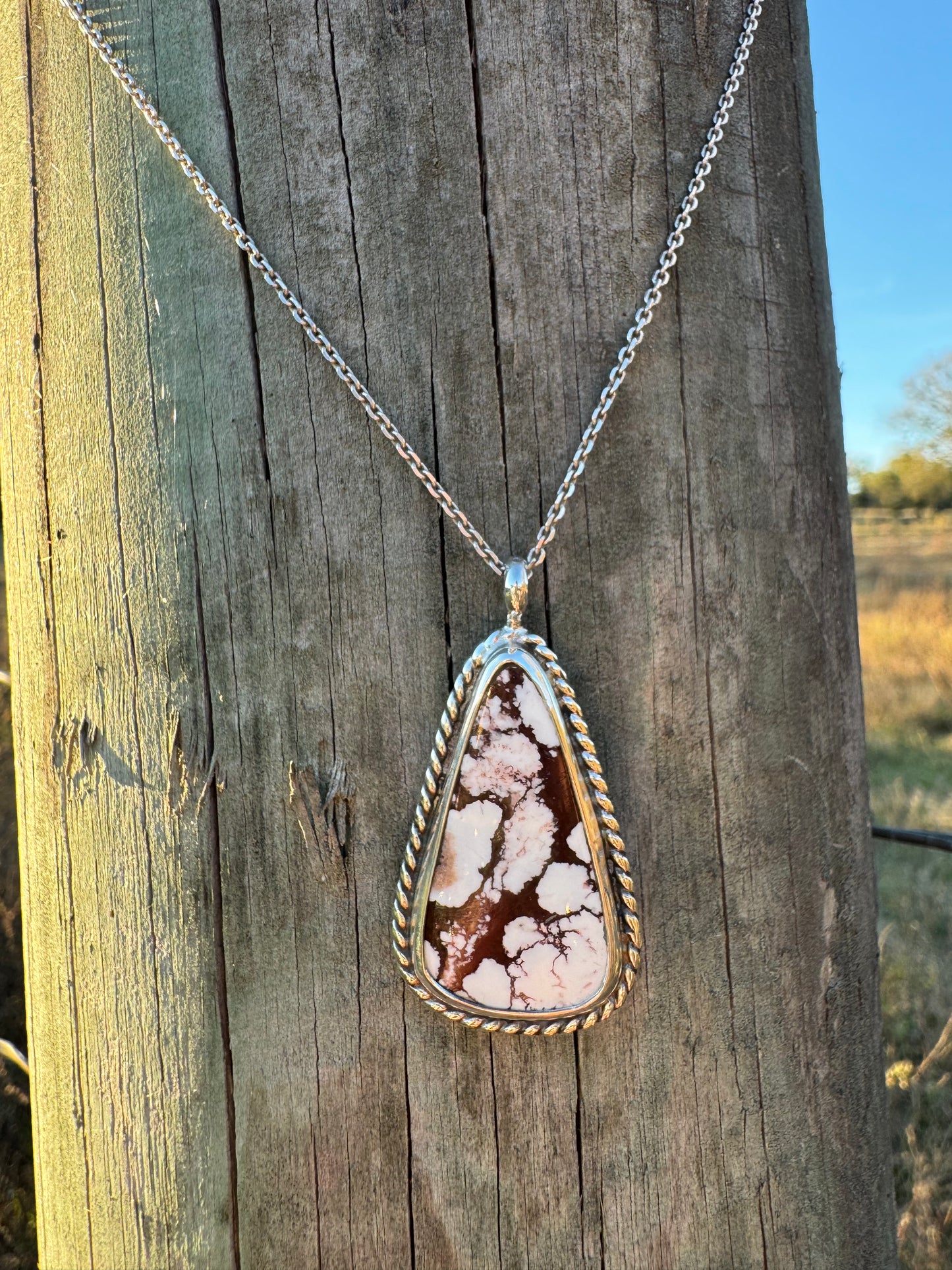 Wild Horse Tear Drop Pendant